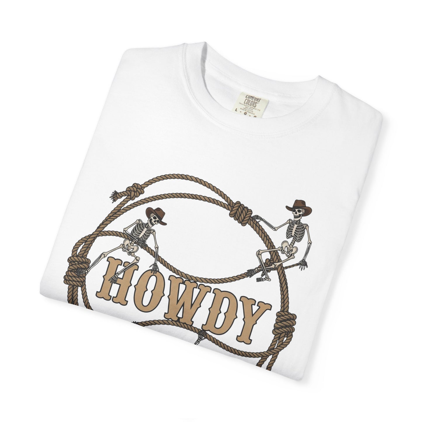 Howdy Cowboy T-Shirt, Western Tee, Rustic Apparel, Unisex Shirt, Country Style Top, Great for Rodeos