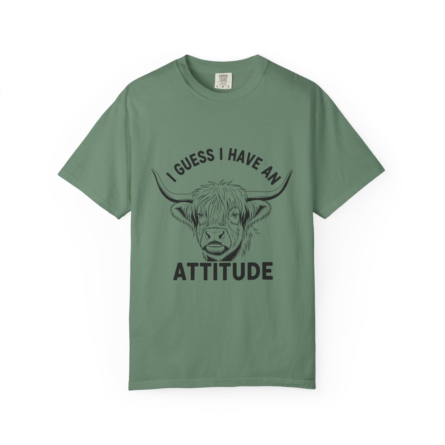 Attitude Cow T-Shirt | Funny Graphic Tee, Unisex Casual Wear, Gift for Animal Lovers, Farmhouse Style, Everyday Comfort