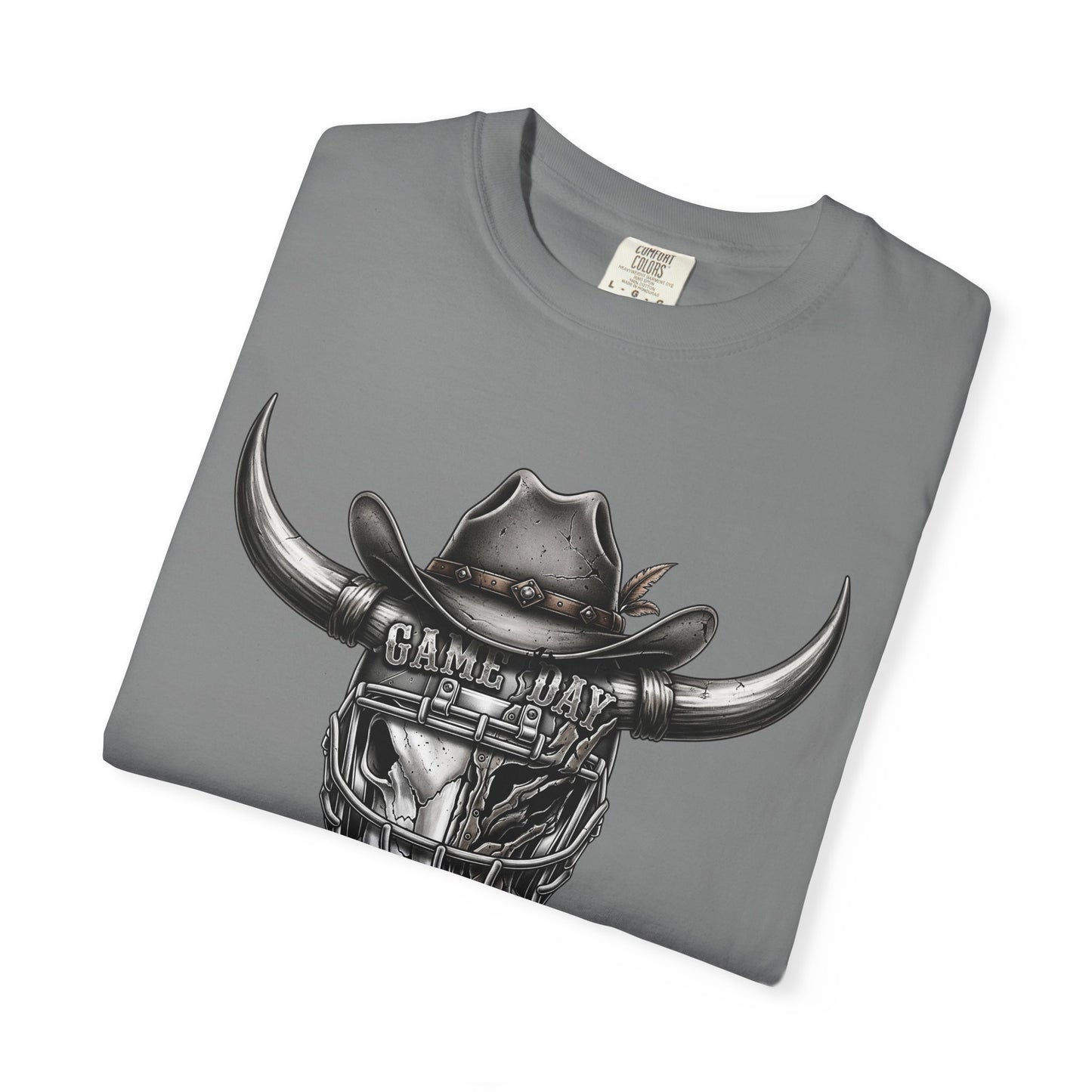 Cow Skull Graphic T-Shirt, Unisex Style Tee, Casual Wear, Western Fashion, Perfect Gift for Cowboys