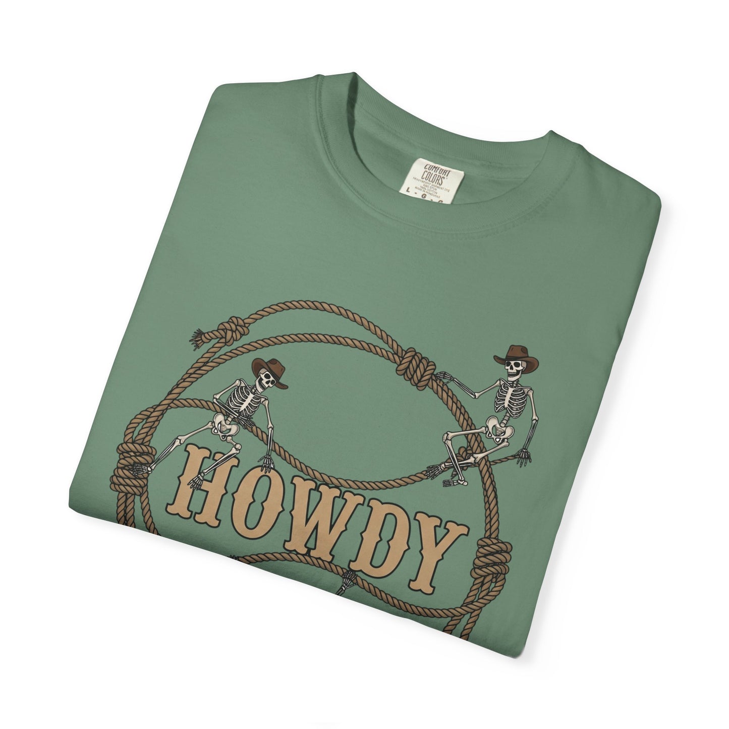 Howdy Cowboy T-Shirt, Western Tee, Rustic Apparel, Unisex Shirt, Country Style Top, Great for Rodeos