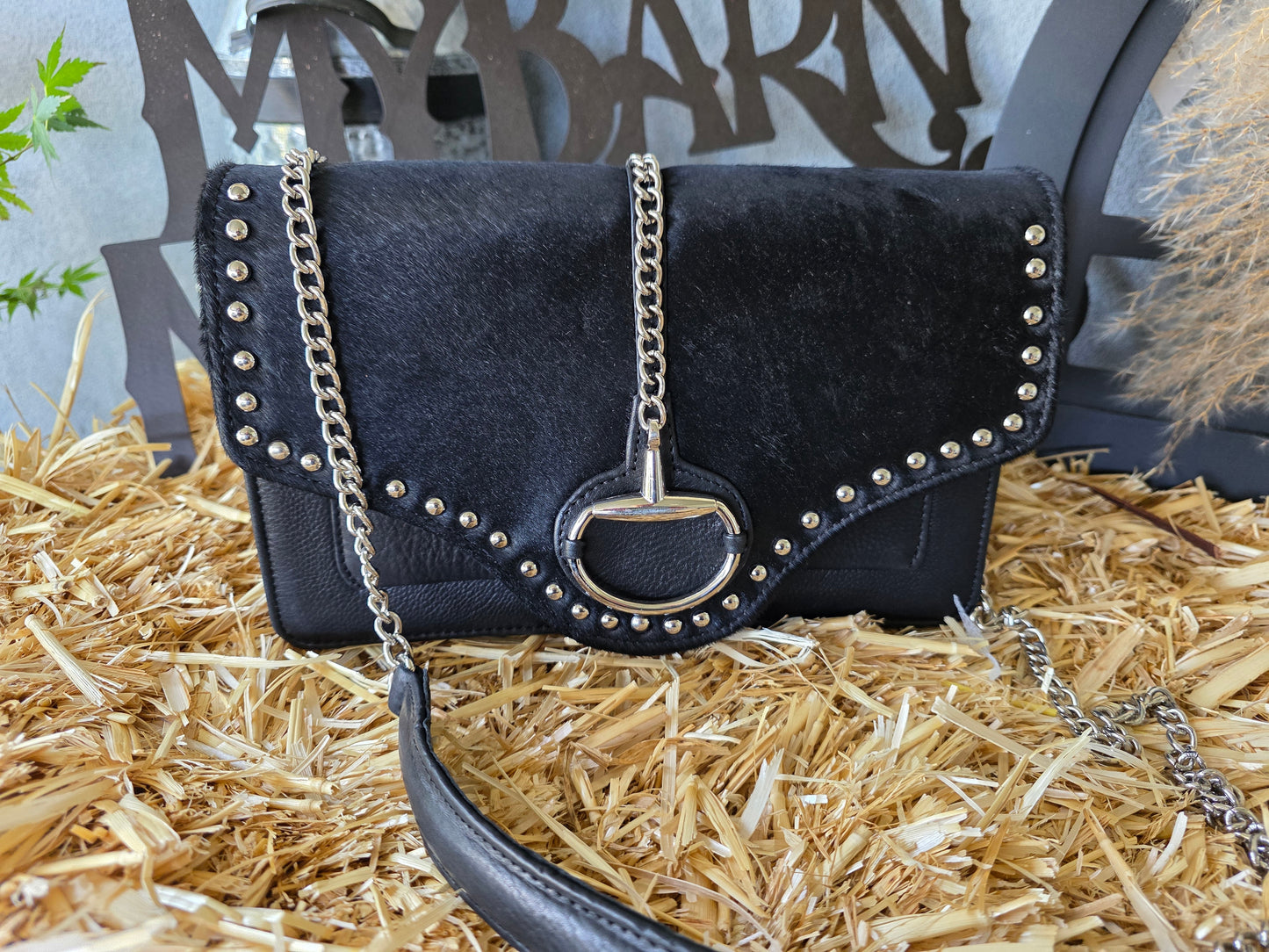 SNAFFLE BIT CROSSBODY CHAIN BAG