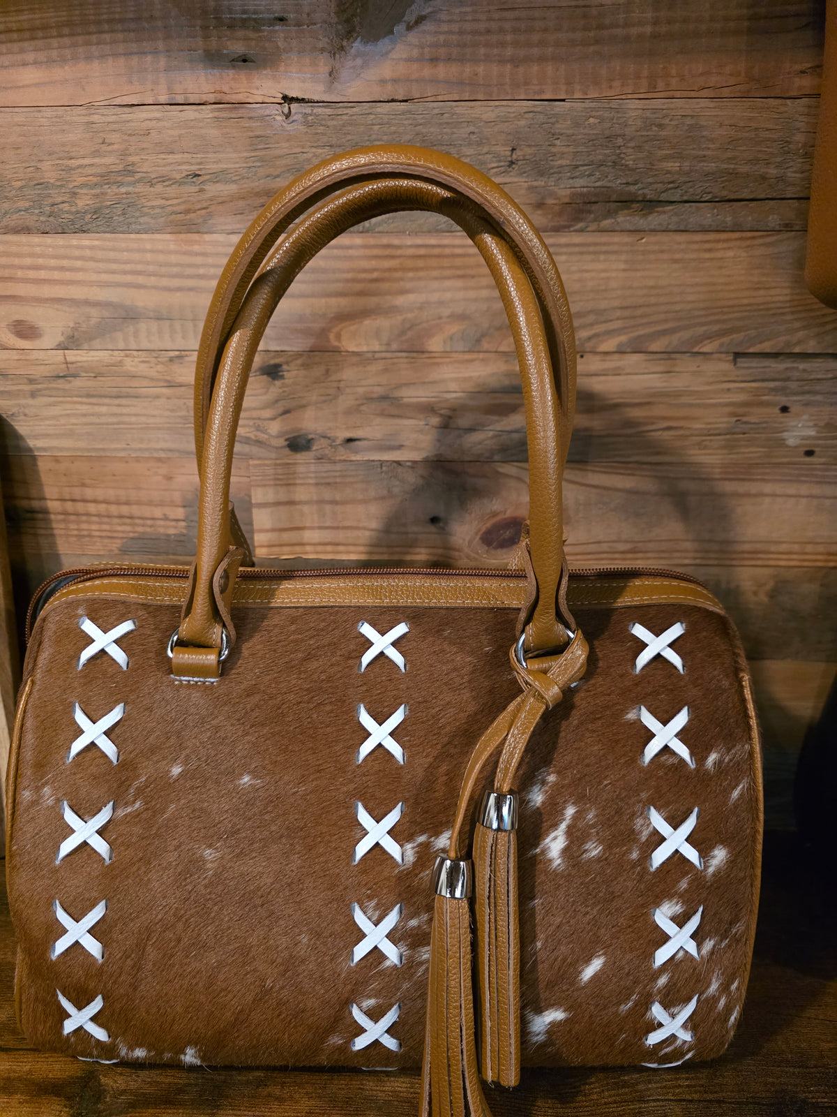 MEDIUM COWHIDE CROSSBODY