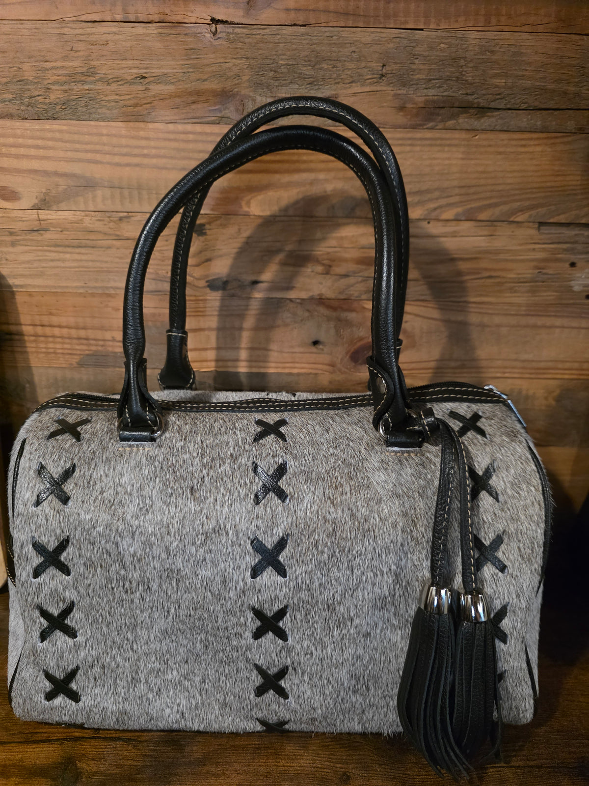 MEDIUM COWHIDE CROSSBODY