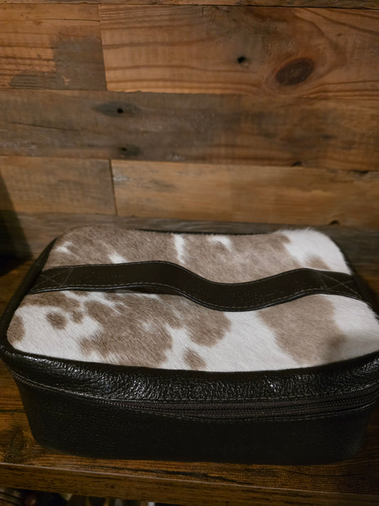 MAKEUP BAG COWHIDE