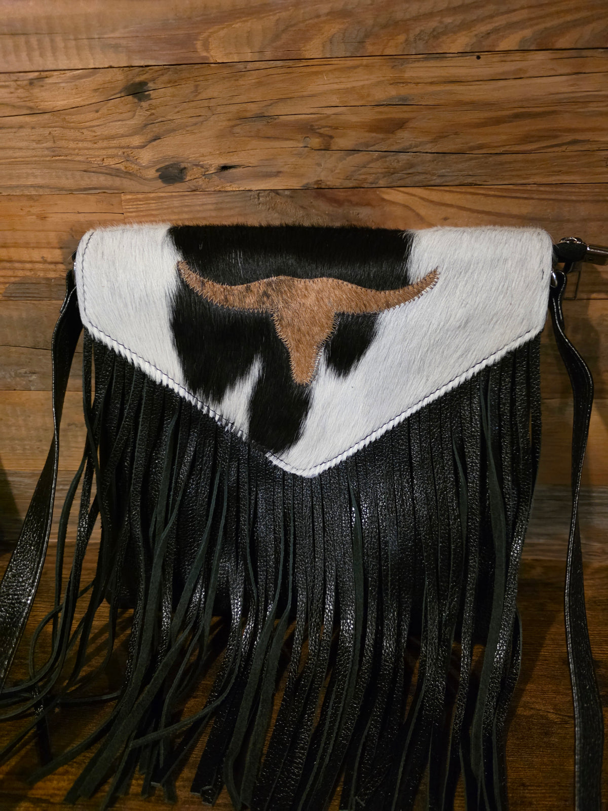 CROSSBODY COWHIDE BAG