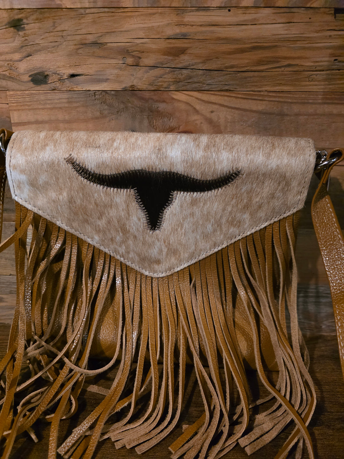 CROSSBODY COWHIDE BAG