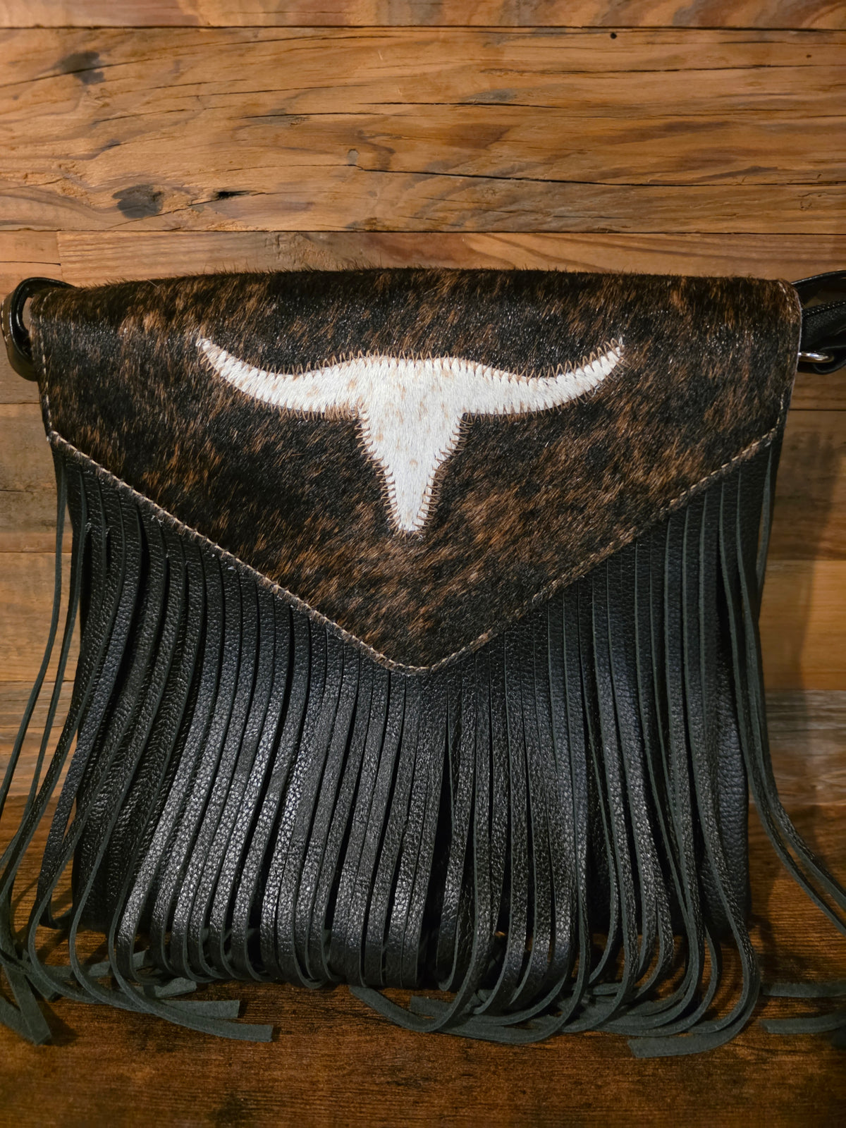 CROSSBODY COWHIDE BAG