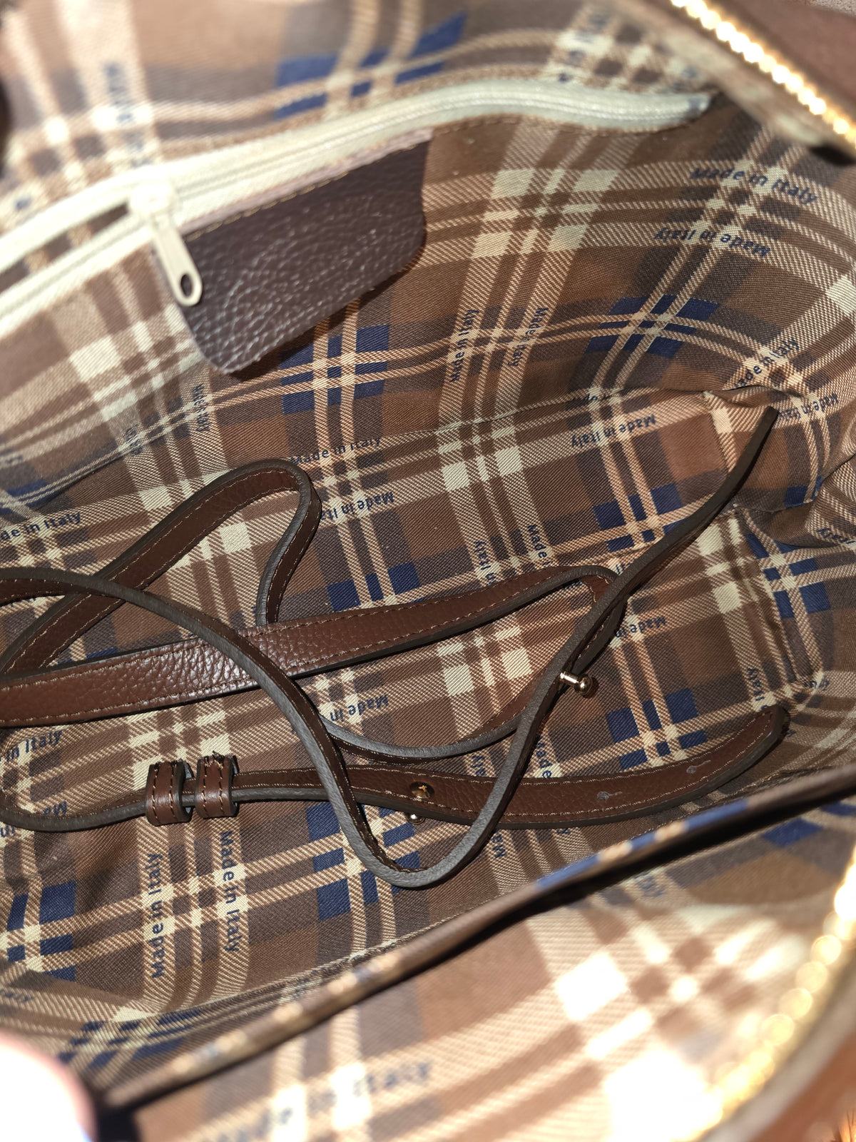 ITALIAN LEATHER MEDIUM DUFFLE BAG