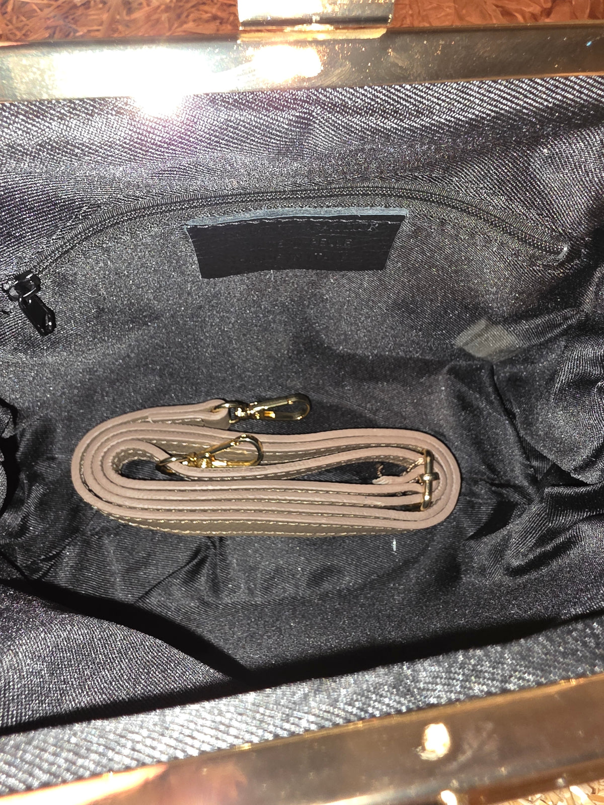 ITALIAN LEATHER FRAME DOCTOR BAG