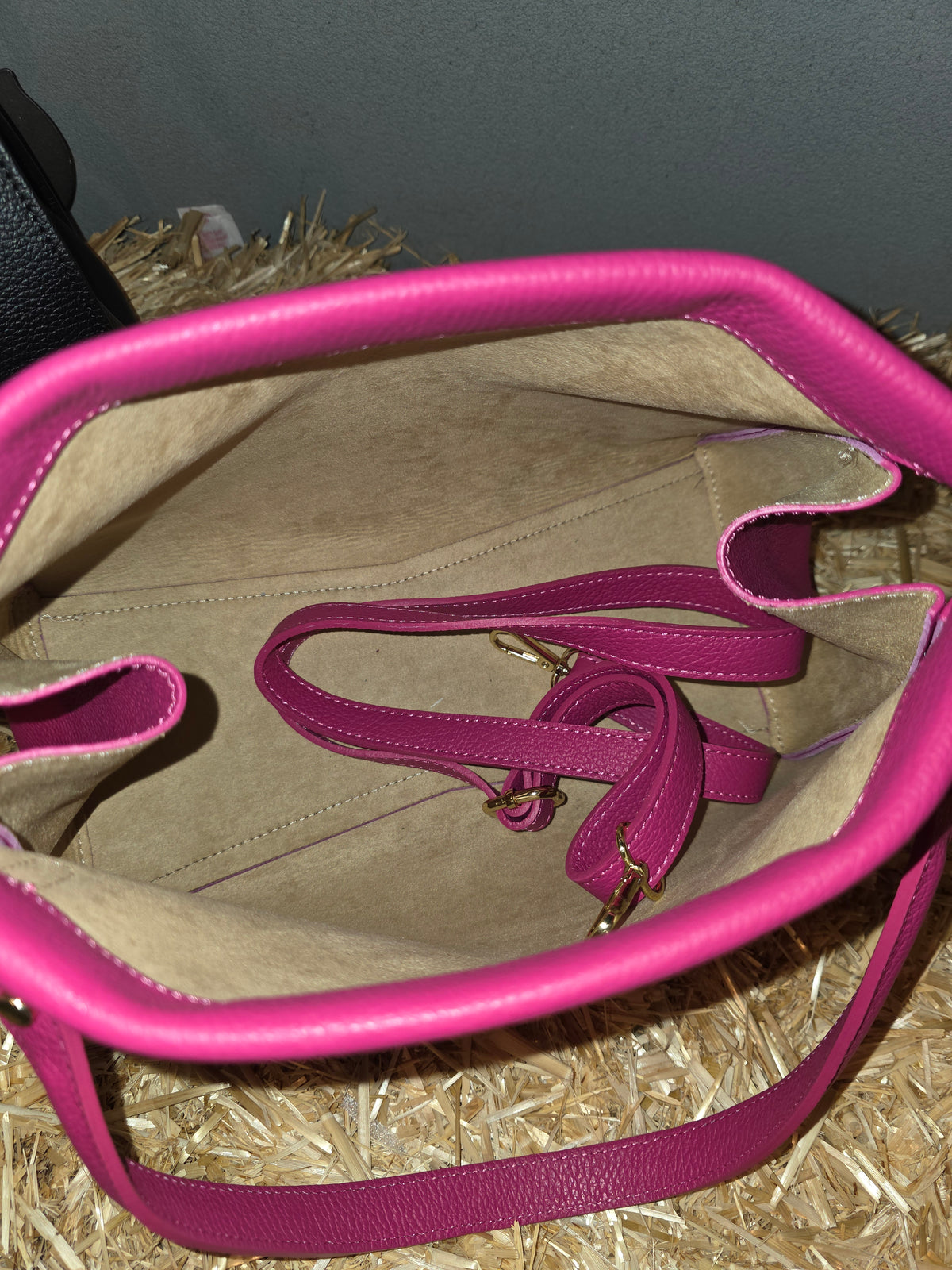 ITALIAN LEATHER SATCHEL BAG