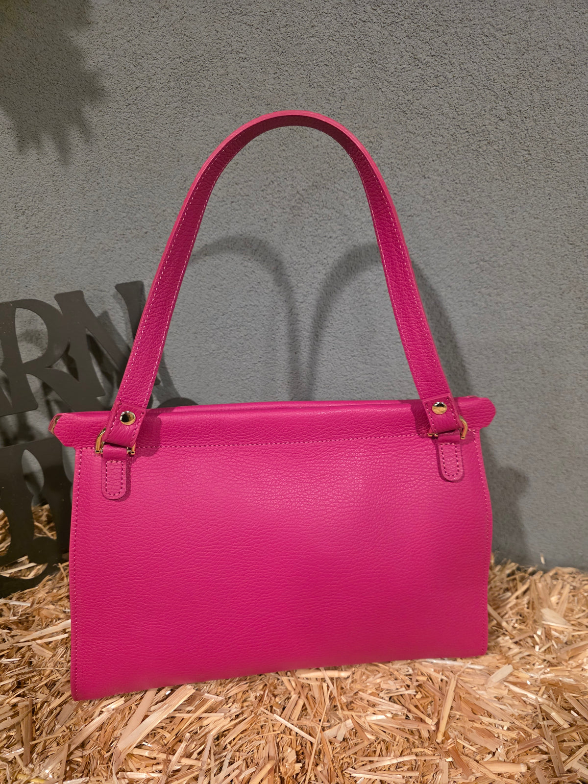 ITALIAN LEATHER SATCHEL BAG