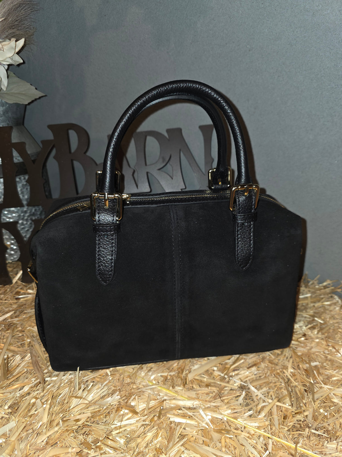 ITALIAN LEATHER MEDIUM DUFFLE BAG