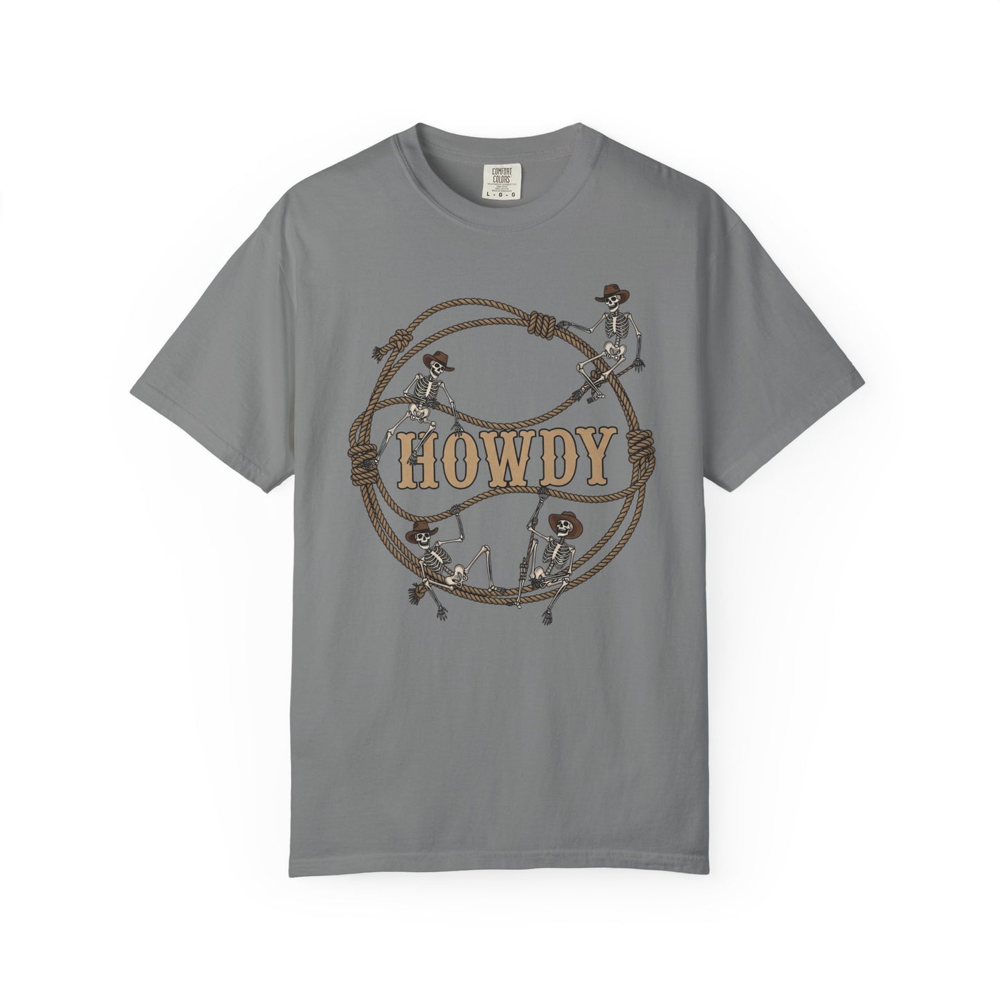 Howdy Cowboy T-Shirt, Western Tee, Rustic Apparel, Unisex Shirt, Country Style Top, Great for Rodeos