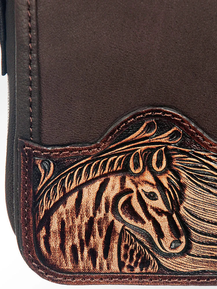 Horse Crossbody Genuine Western Leather Women Bag