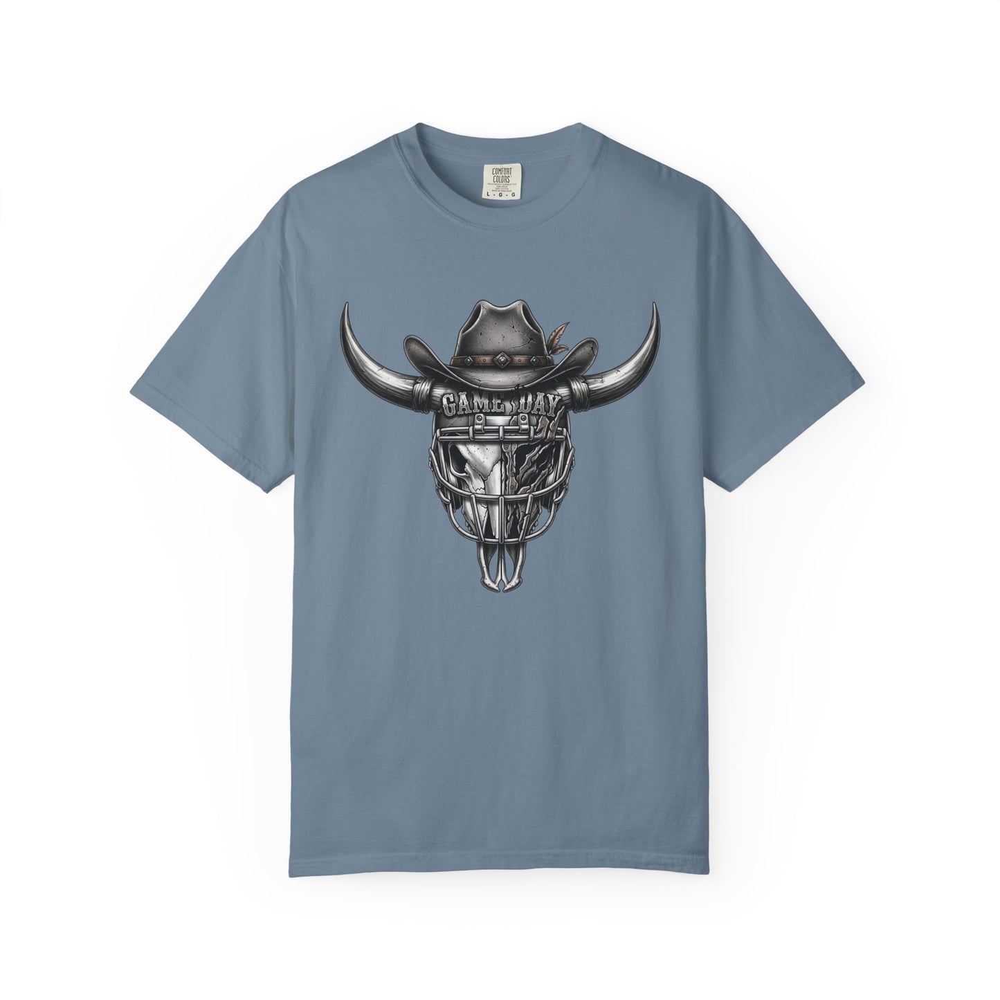 Cow Skull Graphic T-Shirt, Unisex Style Tee, Casual Wear, Western Fashion, Perfect Gift for Cowboys