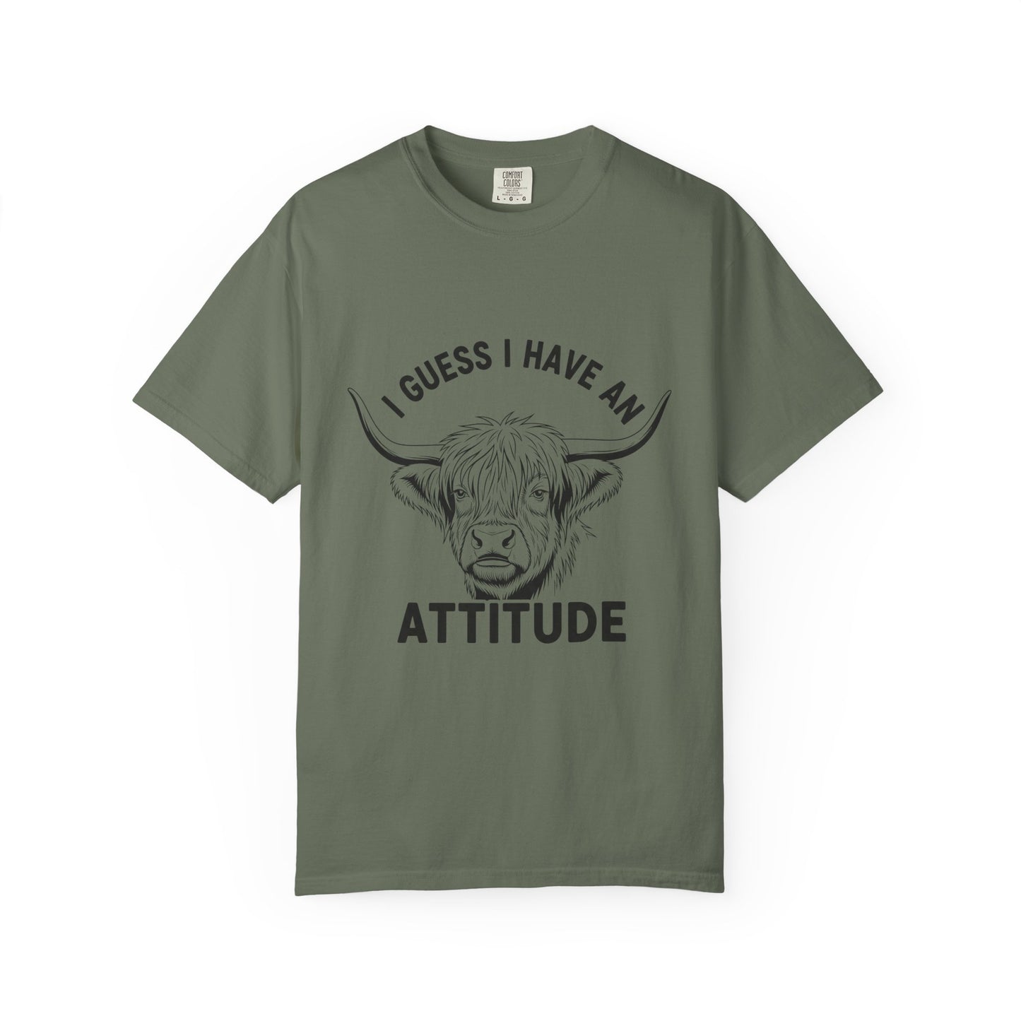 Attitude Cow T-Shirt | Funny Graphic Tee, Unisex Casual Wear, Gift for Animal Lovers, Farmhouse Style, Everyday Comfort