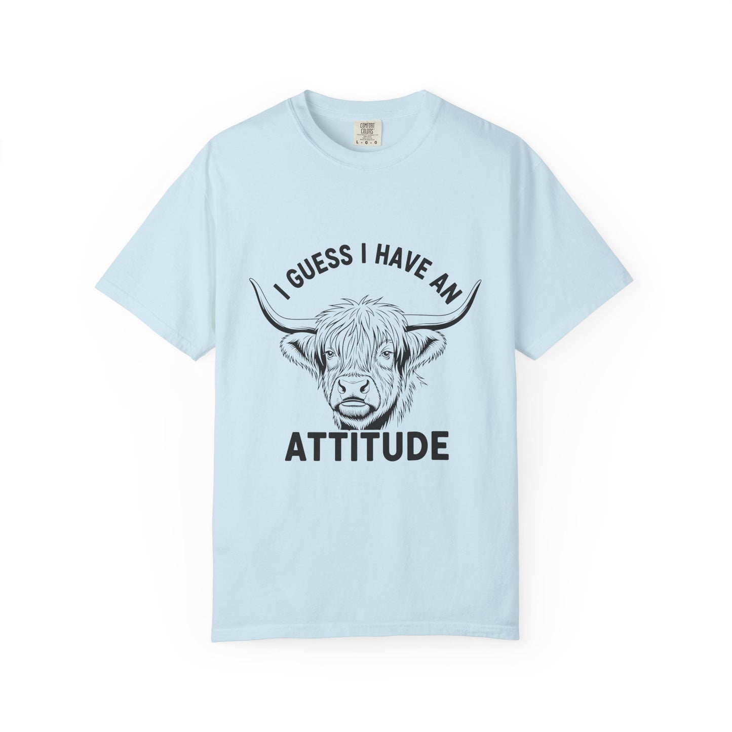 Attitude Cow T-Shirt | Funny Graphic Tee, Unisex Casual Wear, Gift for Animal Lovers, Farmhouse Style, Everyday Comfort
