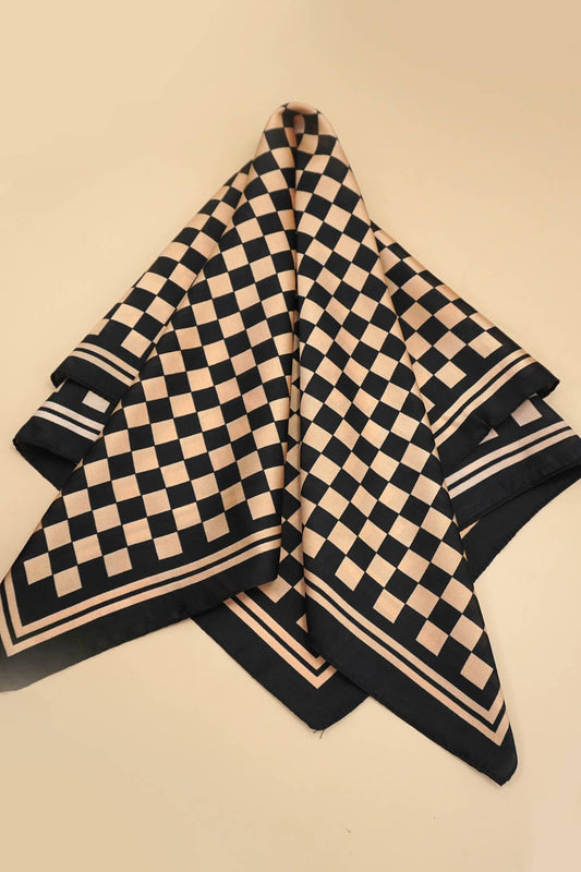 CHECKER PRINT WILD RAG
