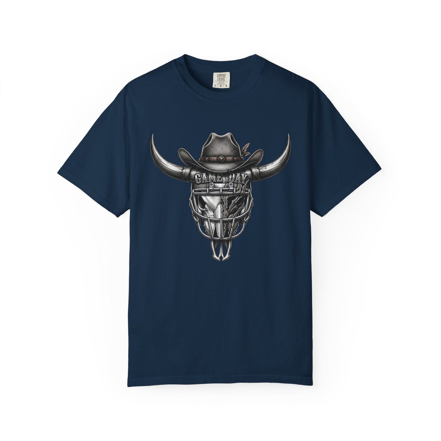 Cow Skull Graphic T-Shirt, Unisex Style Tee, Casual Wear, Western Fashion, Perfect Gift for Cowboys