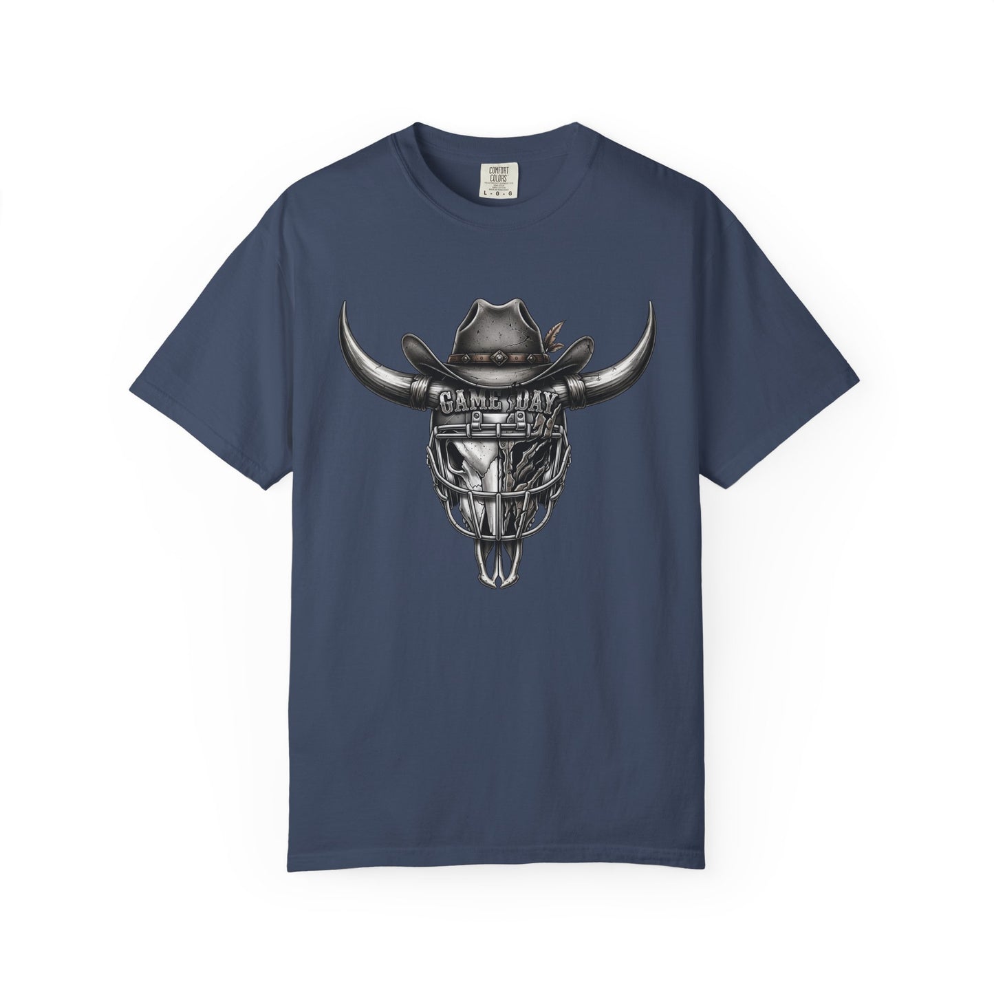 Cow Skull Graphic T-Shirt, Unisex Style Tee, Casual Wear, Western Fashion, Perfect Gift for Cowboys
