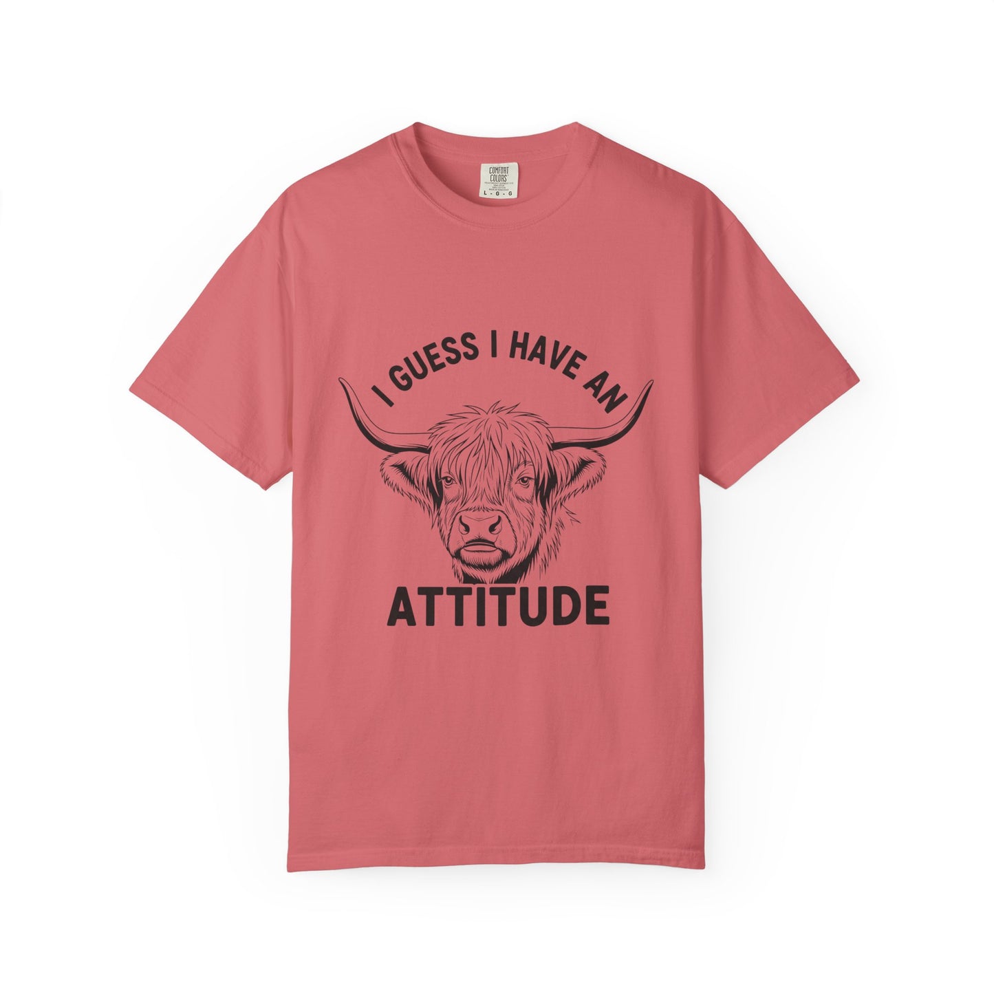 Attitude Cow T-Shirt | Funny Graphic Tee, Unisex Casual Wear, Gift for Animal Lovers, Farmhouse Style, Everyday Comfort