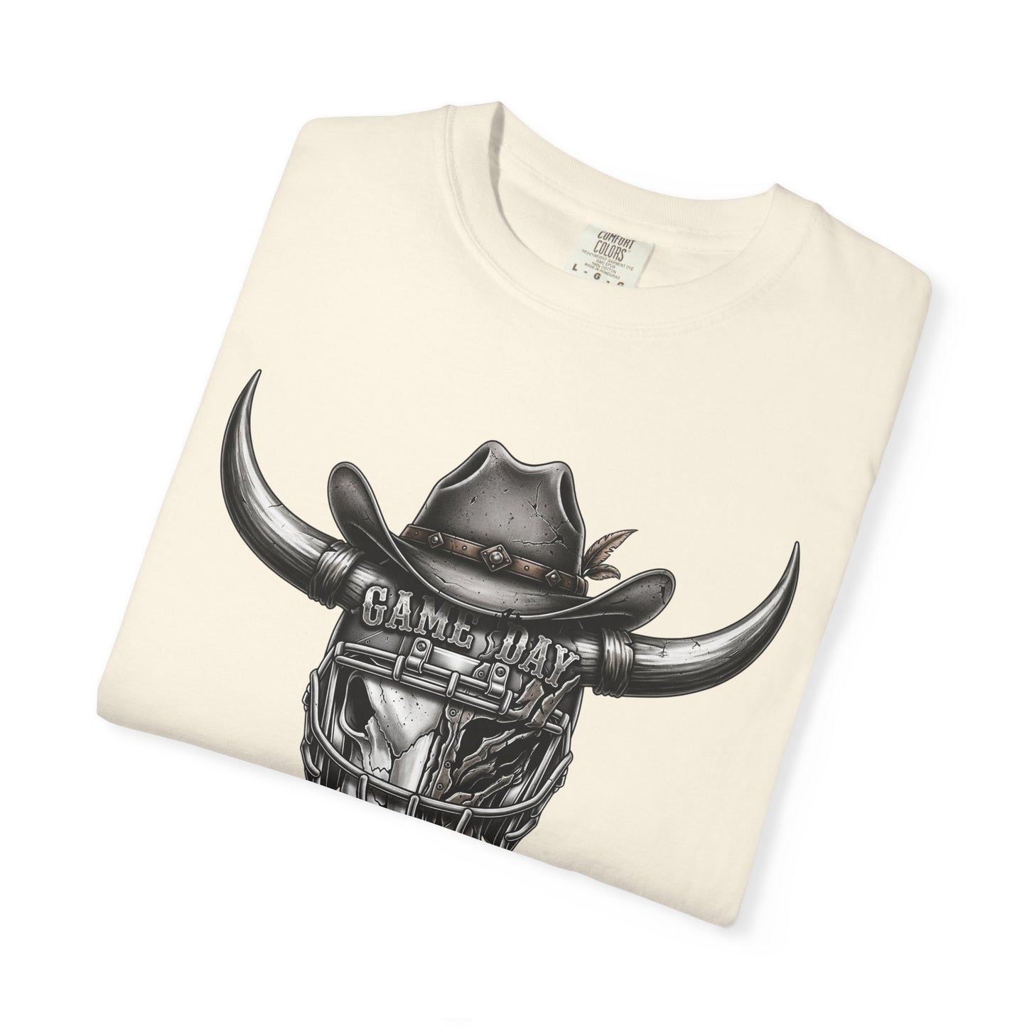 Cow Skull Graphic T-Shirt, Unisex Style Tee, Casual Wear, Western Fashion, Perfect Gift for Cowboys