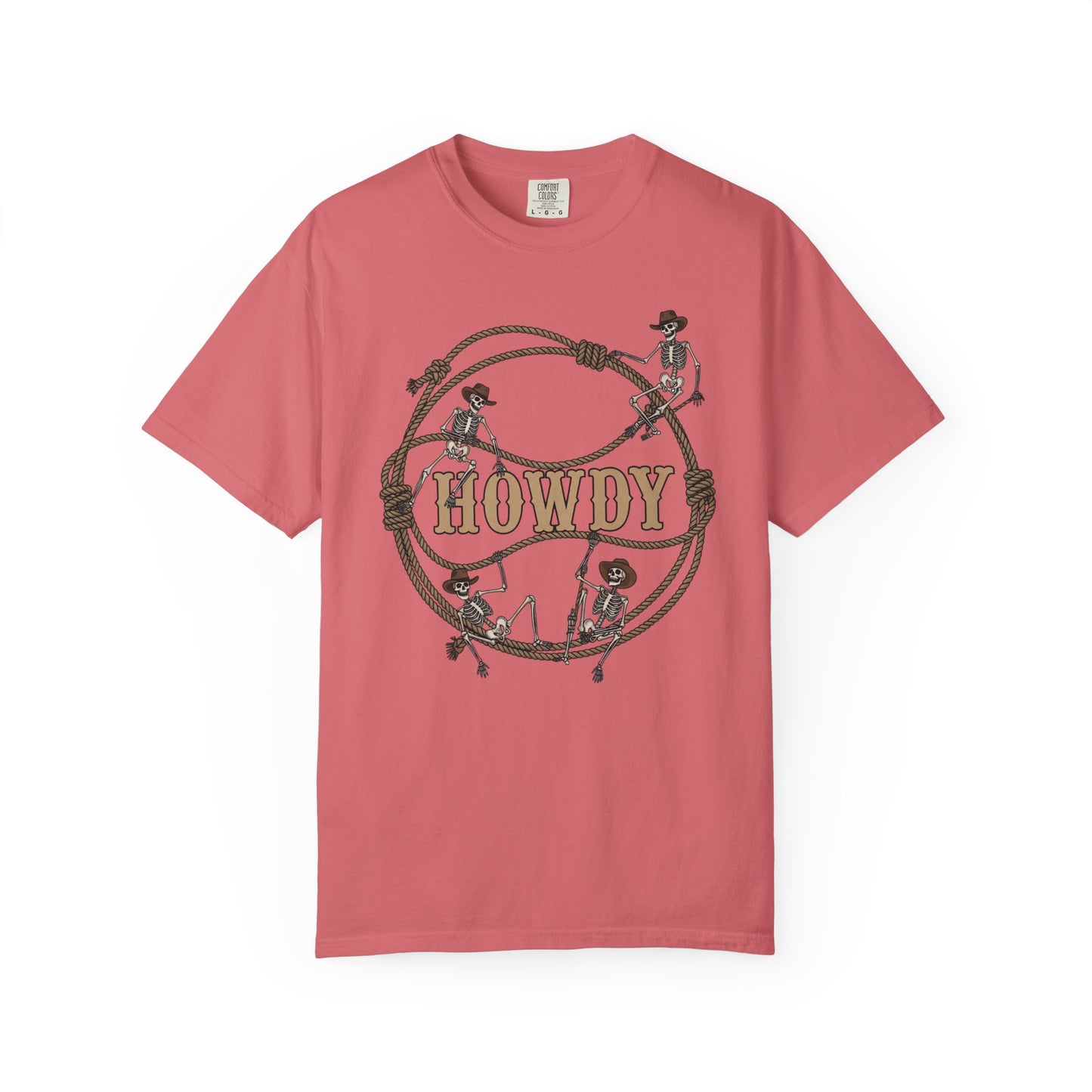 Howdy Cowboy T-Shirt, Western Tee, Rustic Apparel, Unisex Shirt, Country Style Top, Great for Rodeos