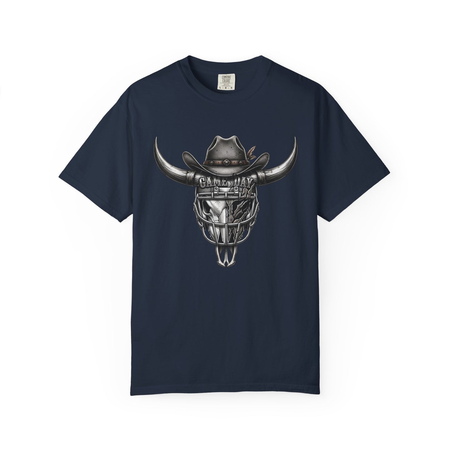 Cow Skull Graphic T-Shirt, Unisex Style Tee, Casual Wear, Western Fashion, Perfect Gift for Cowboys