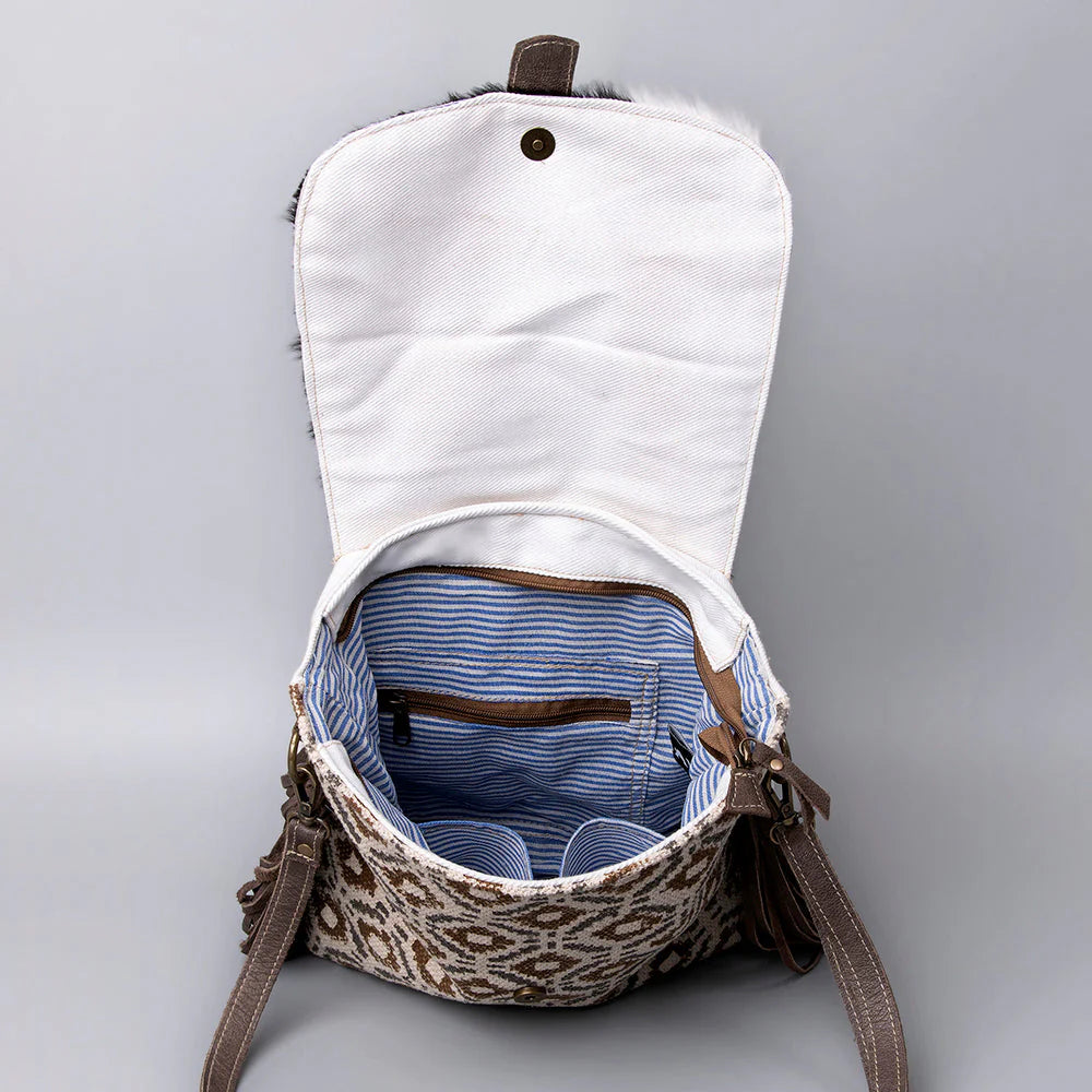 Crossbody Upcycled Canvas Ladies Bag