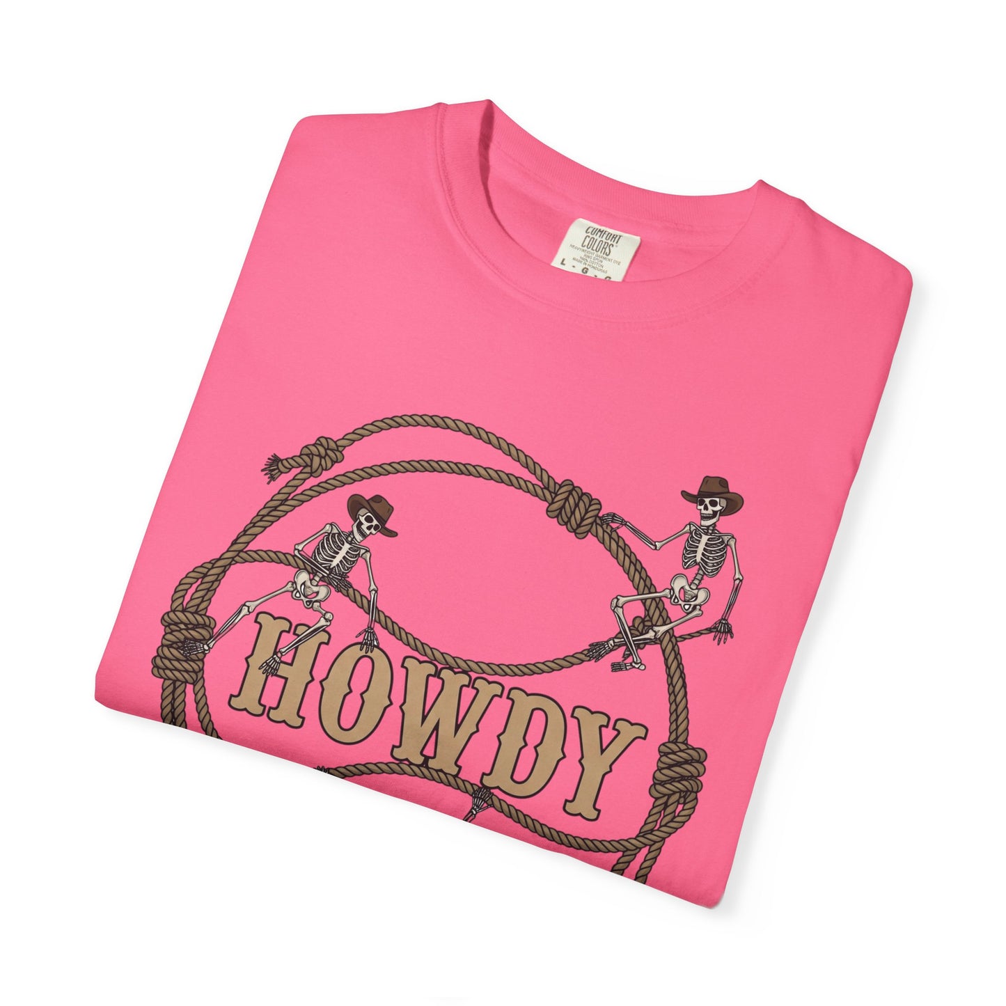 Howdy Cowboy T-Shirt, Western Tee, Rustic Apparel, Unisex Shirt, Country Style Top, Great for Rodeos