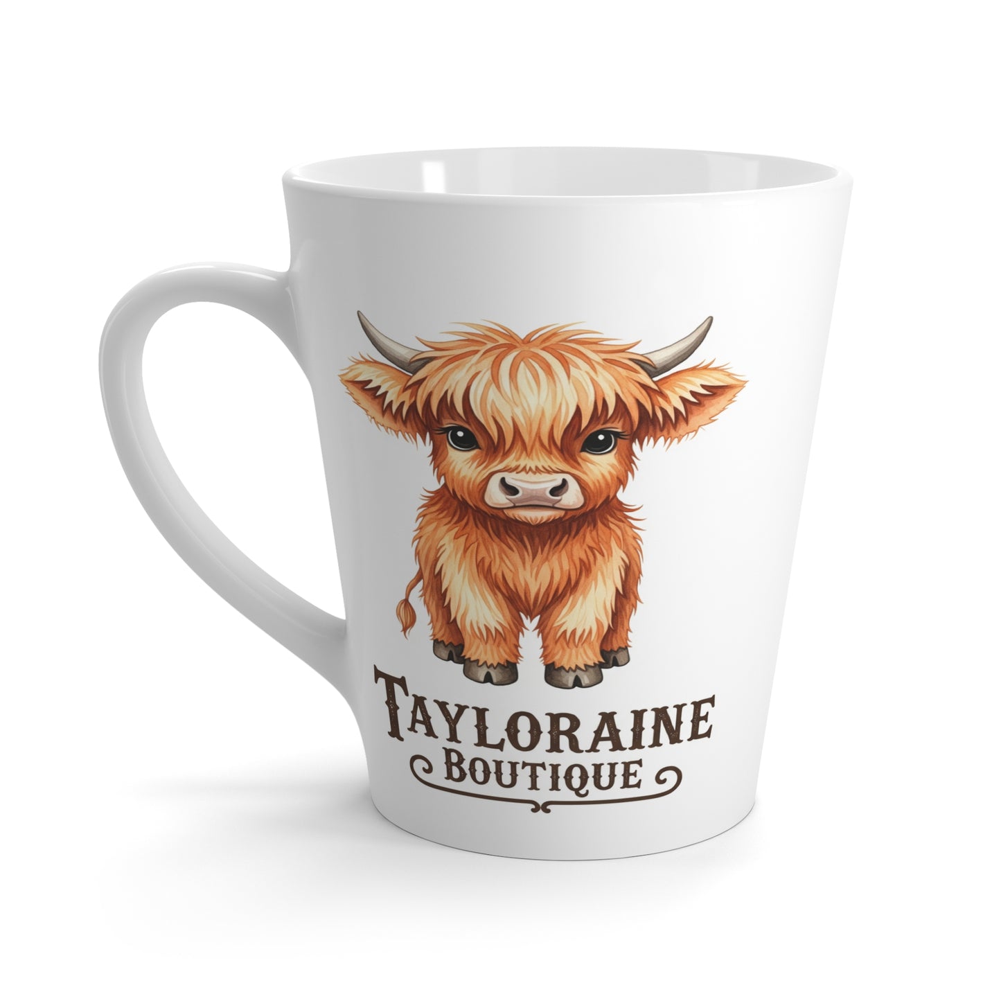 Cute Cow Latte Mug | Perfect Gift for Coffee Lovers, Home Decor, Animal Lover's Gift, Farmhouse Style, Kitchen Accessory