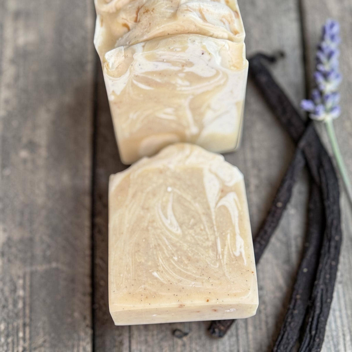 Madagascar Vanilla Bean Buttercream-Tallow- Goat Milk Soap:
