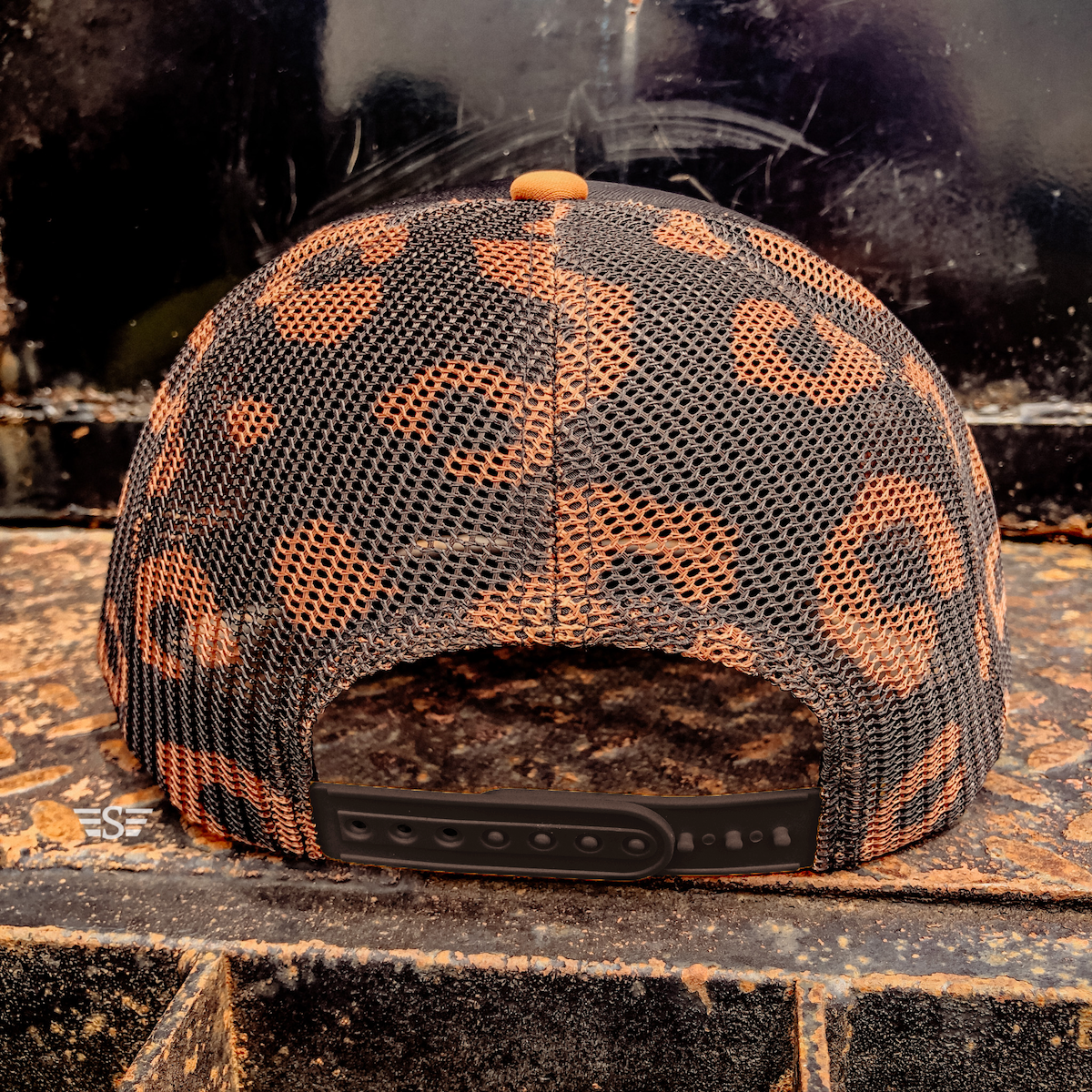 Leopard Printed Mesh Back Cap
