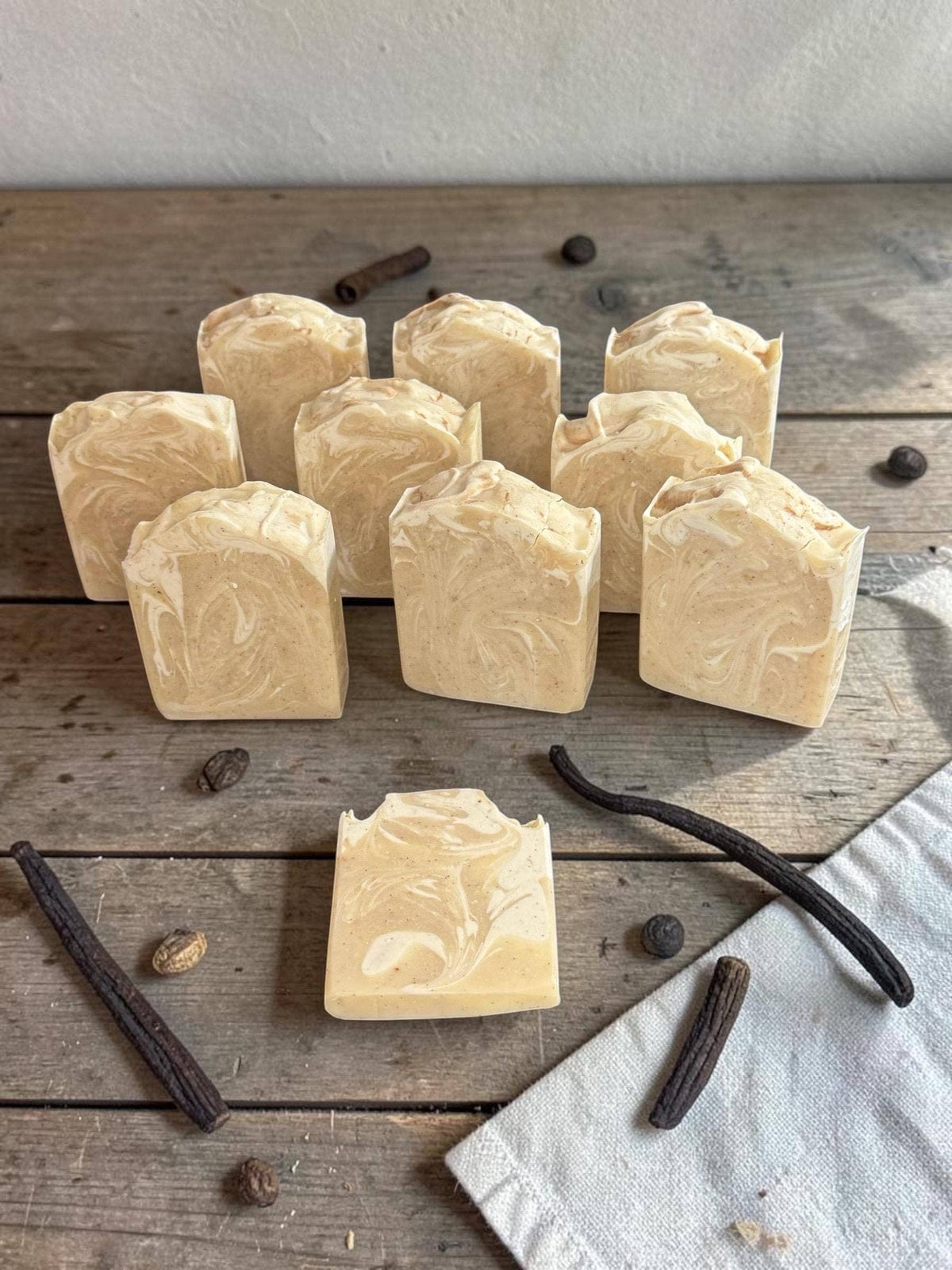 Madagascar Vanilla Bean Buttercream-Tallow- Goat Milk Soap: