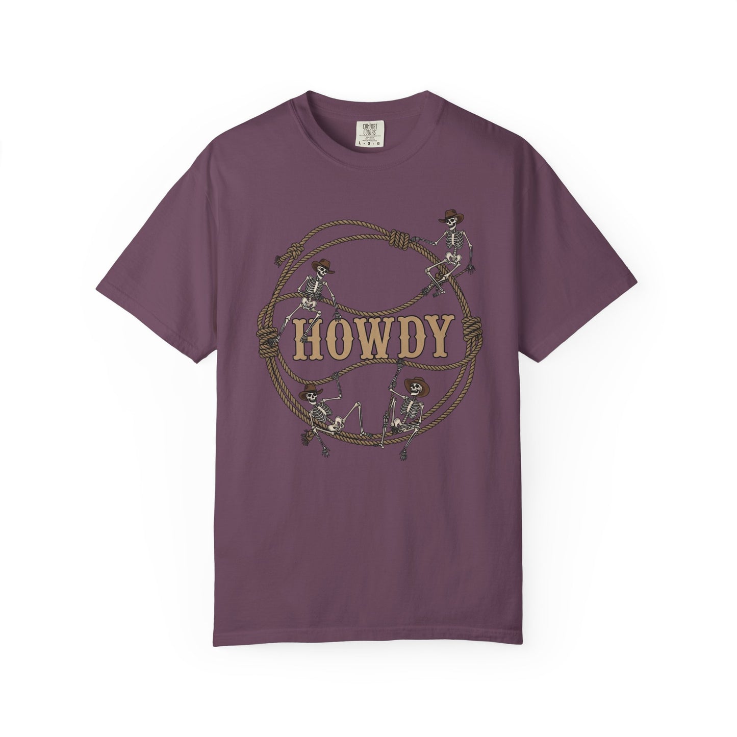 Howdy Cowboy T-Shirt, Western Tee, Rustic Apparel, Unisex Shirt, Country Style Top, Great for Rodeos