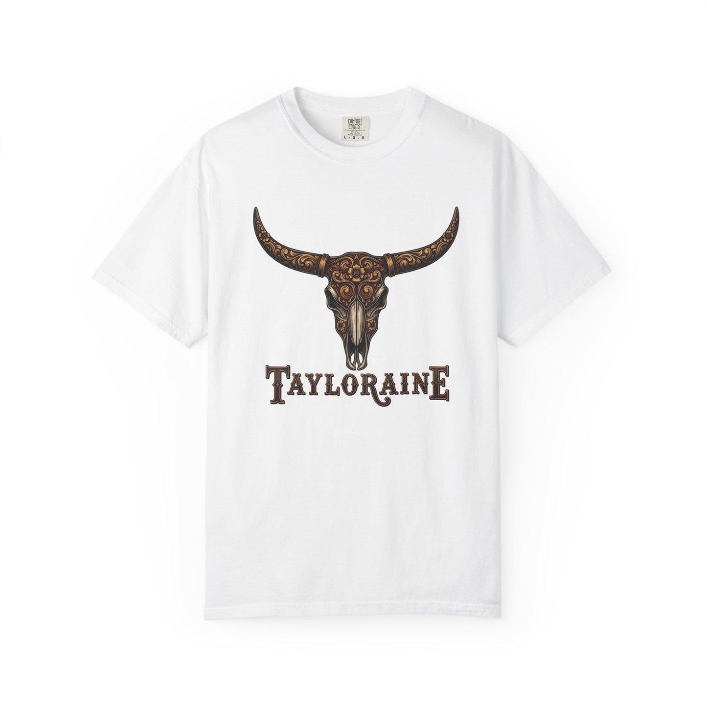Bohemian Bull Skull T-Shirt, Unisex Vintage Style Tee for Trendy Outings, Gift for Friends, Festival Apparel, Casual Everyday Wear