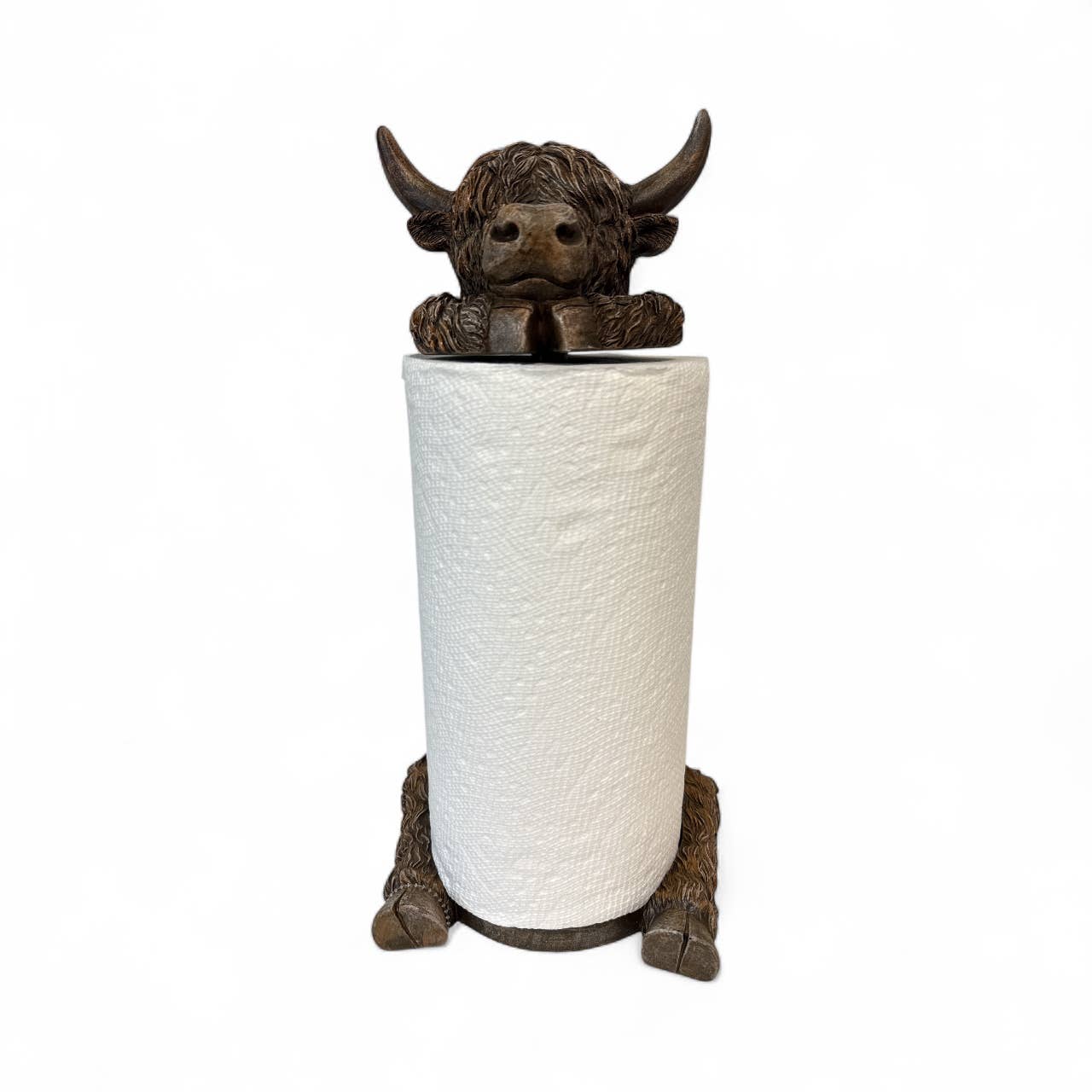 Highland Cow Paper Towel Holder