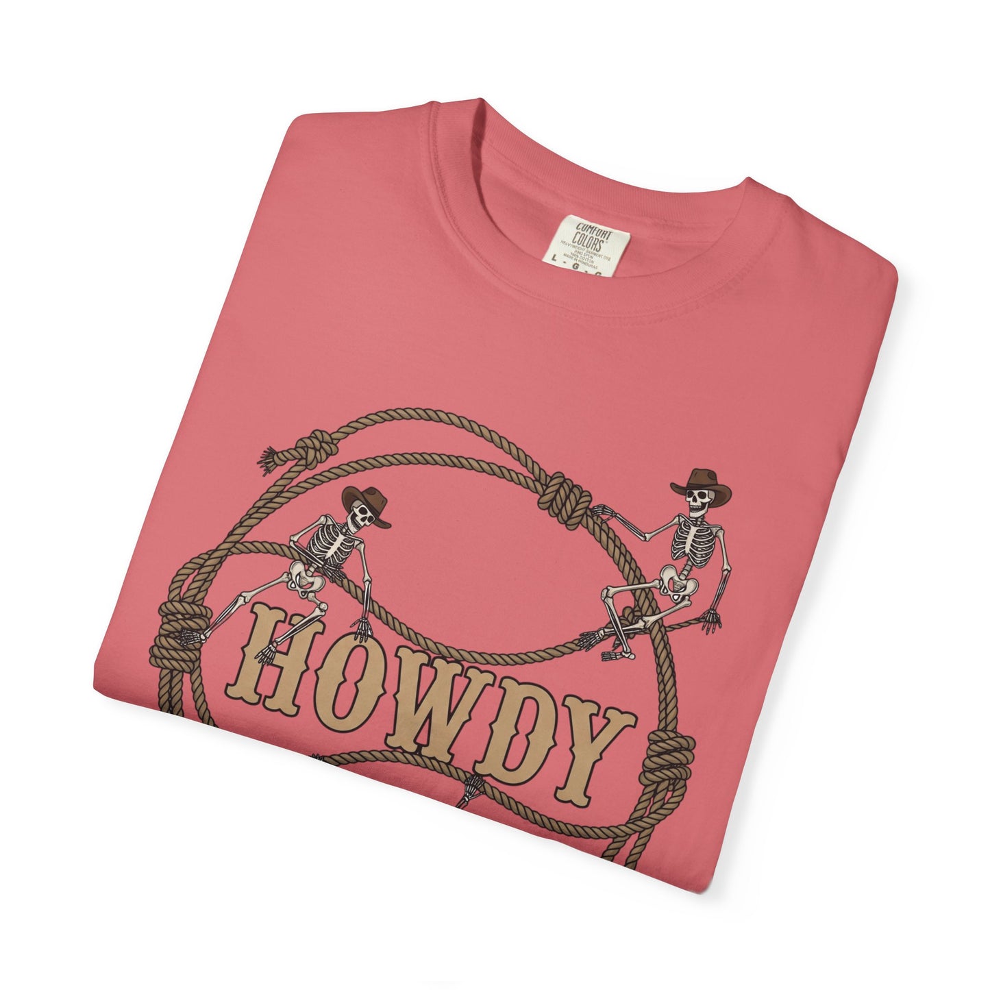 Howdy Cowboy T-Shirt, Western Tee, Rustic Apparel, Unisex Shirt, Country Style Top, Great for Rodeos