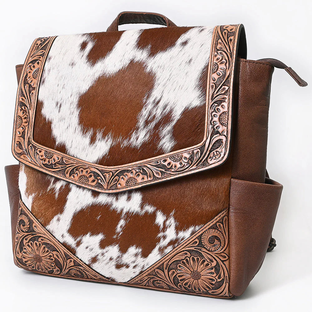 Backpack Hair On Genuine Western Leather Women Bag