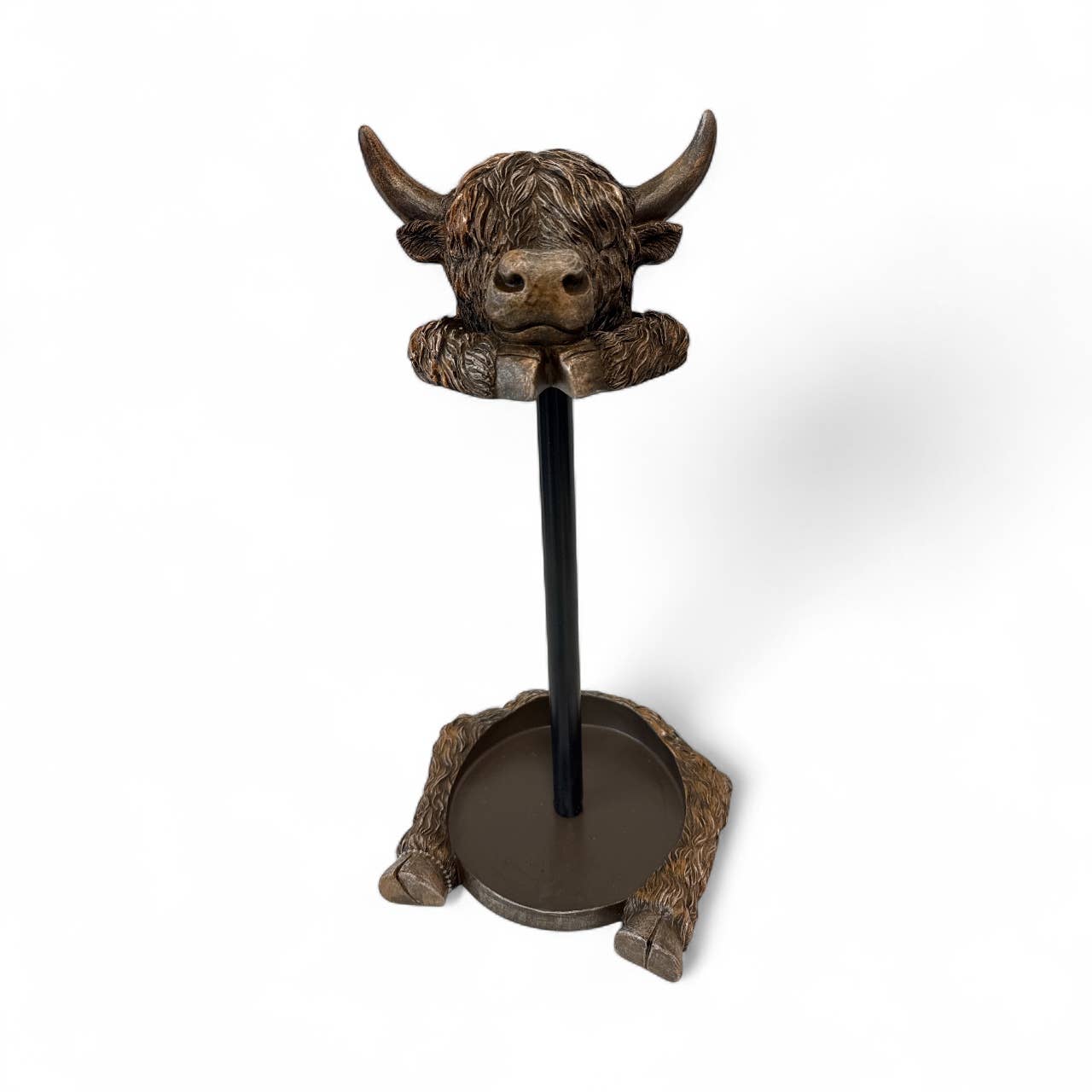 Highland Cow Paper Towel Holder