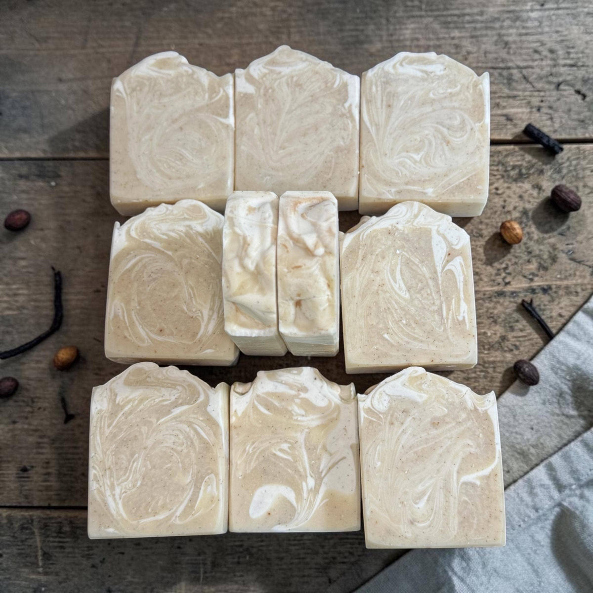Madagascar Vanilla Bean Buttercream-Tallow- Goat Milk Soap: