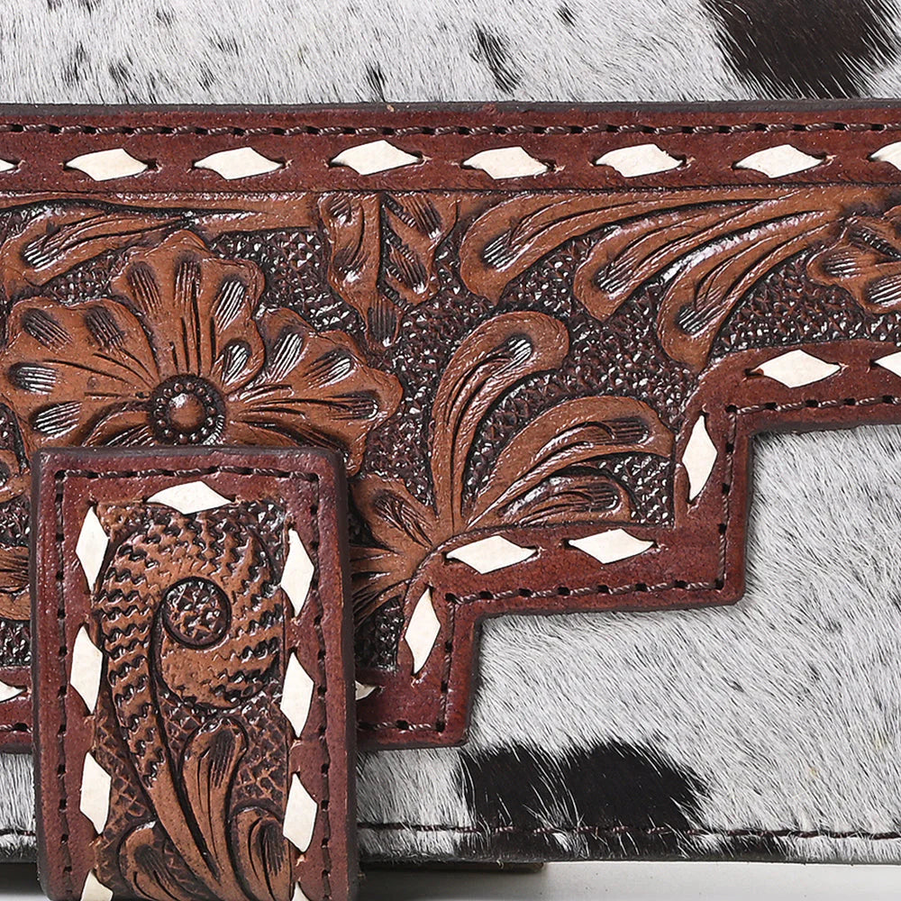 Coin Purse Genuine Leather women bag western Wallet