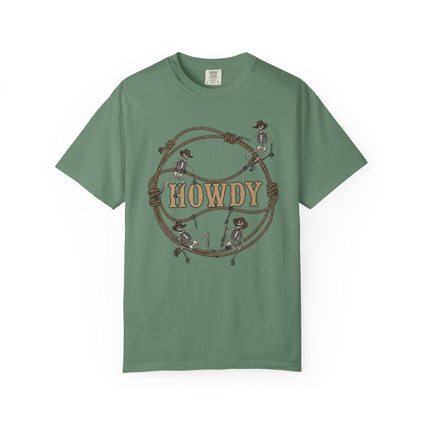 Howdy Cowboy T-Shirt, Western Tee, Rustic Apparel, Unisex Shirt, Country Style Top, Great for Rodeos