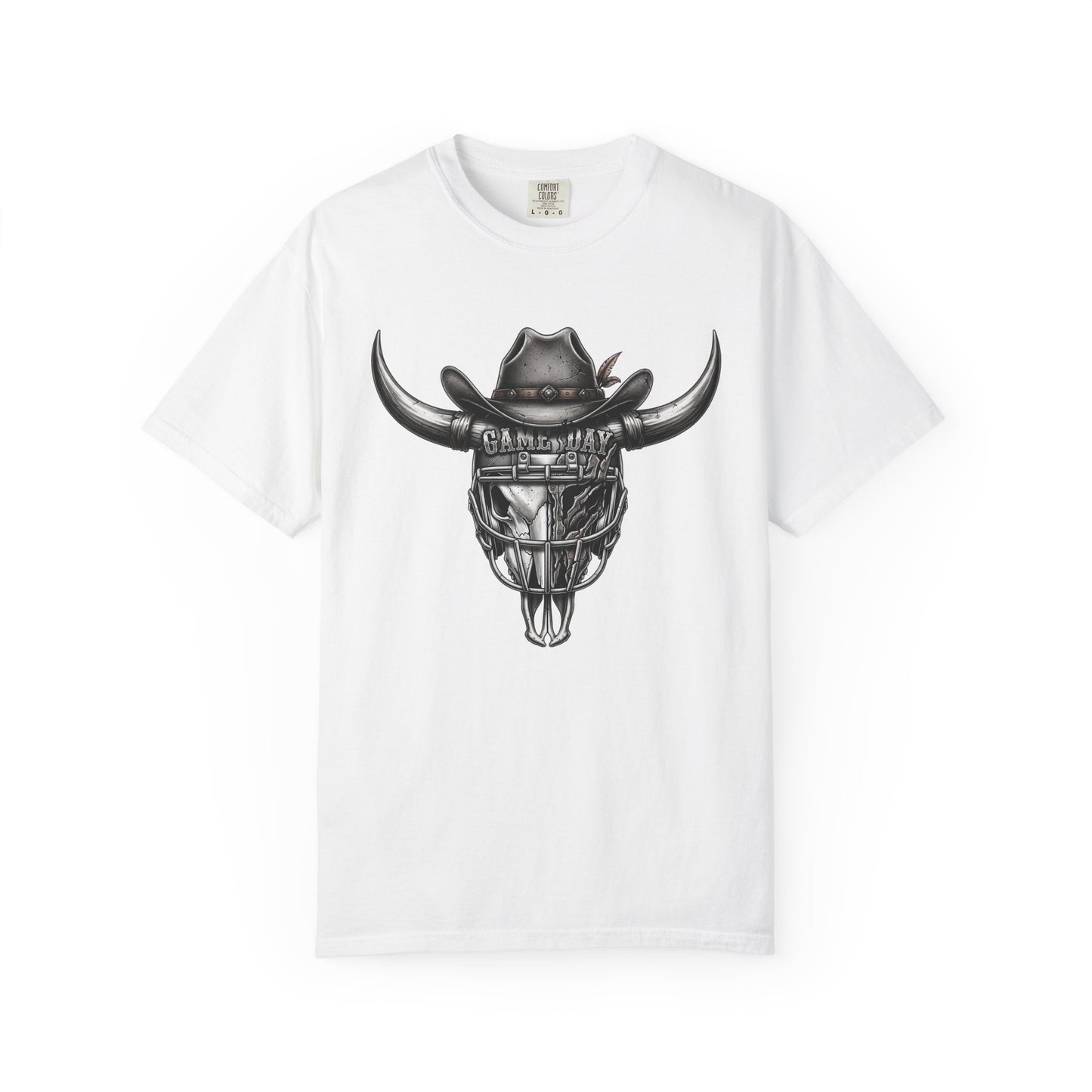 Cow Skull Graphic T-Shirt, Unisex Style Tee, Casual Wear, Western Fashion, Perfect Gift for Cowboys