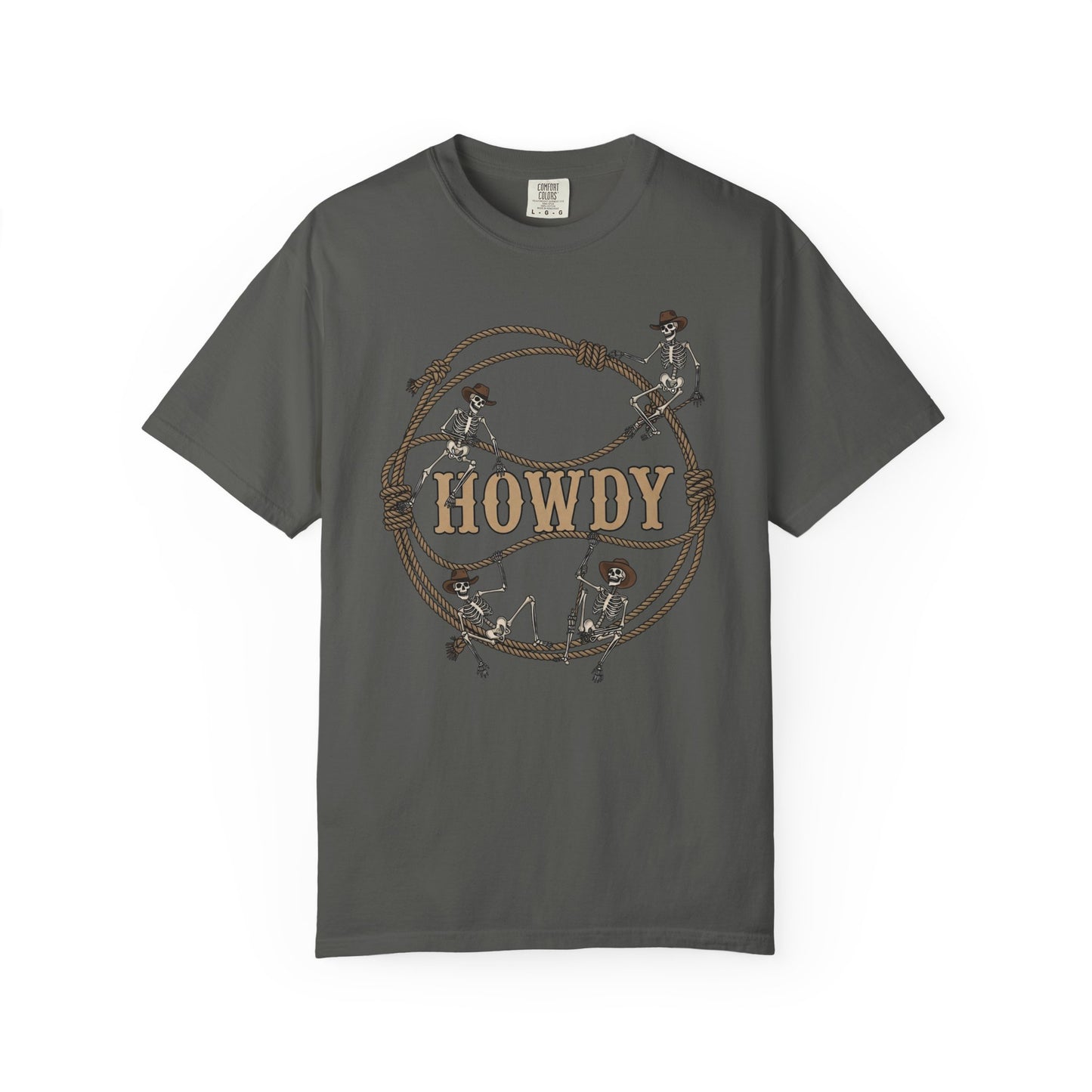 Howdy Cowboy T-Shirt, Western Tee, Rustic Apparel, Unisex Shirt, Country Style Top, Great for Rodeos