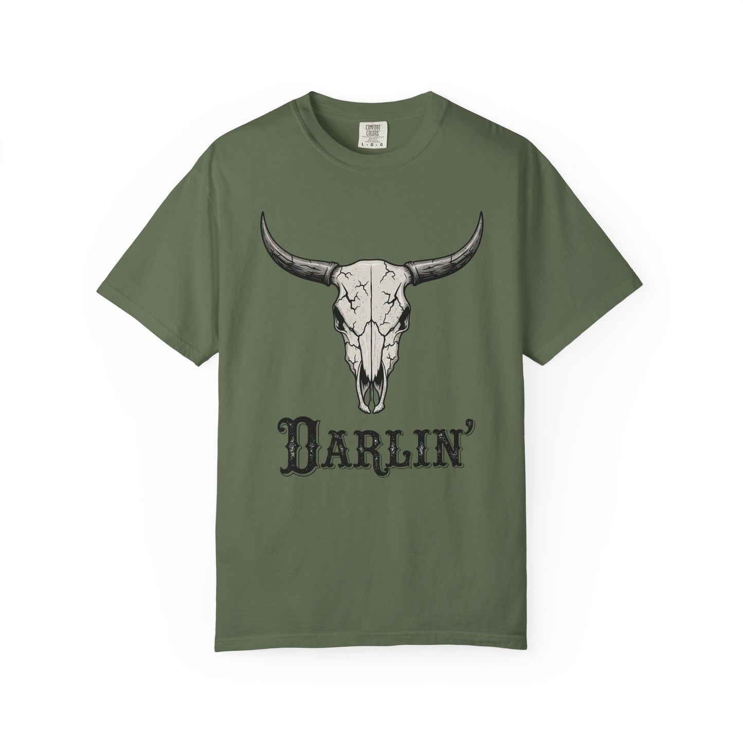 Darlin' Western Graphic T-Shirt, Boho Top, Unisex Farm Shirt, Casual Tee, Everyday Wear, Gift for Cowgirls and Outdoors Lovers