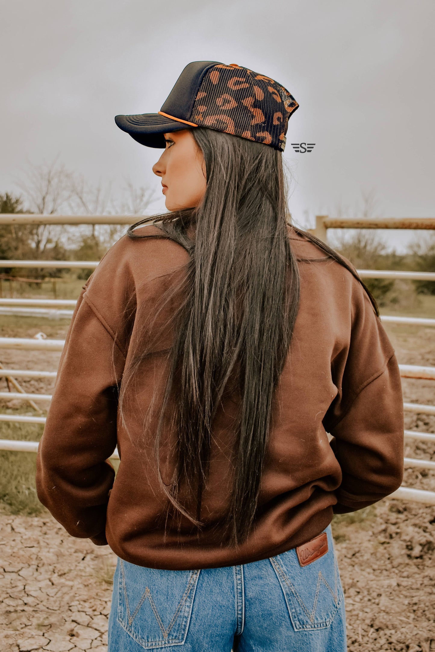 Leopard Printed Mesh Back Cap