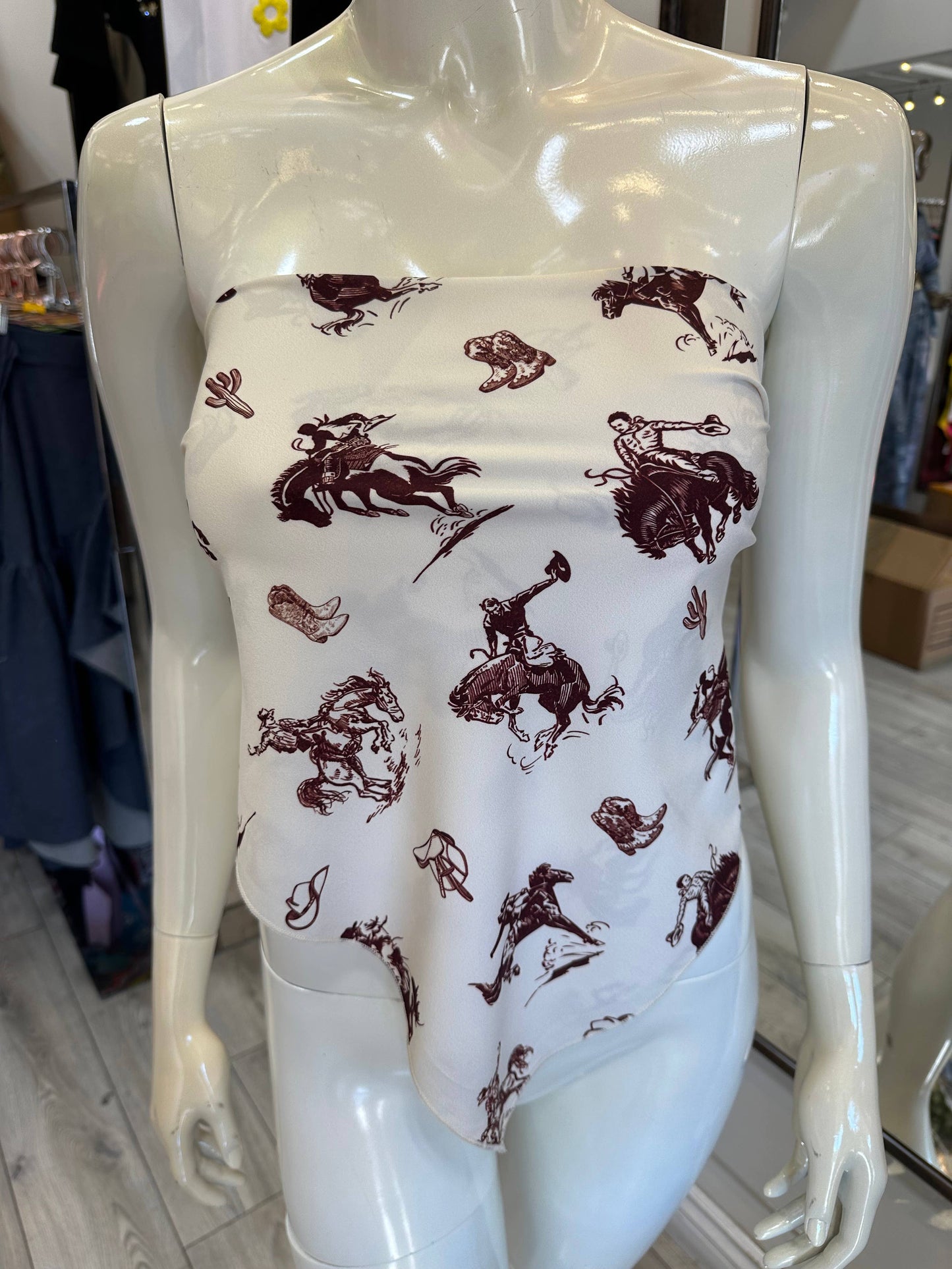 Western Cowboy Rodeo Print