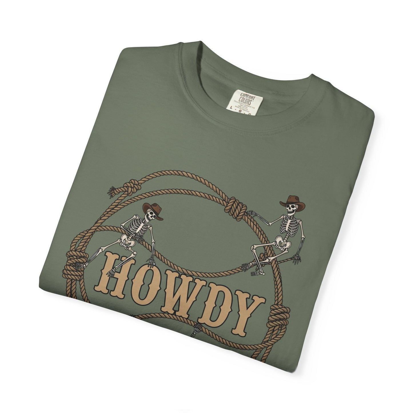 Howdy Cowboy T-Shirt, Western Tee, Rustic Apparel, Unisex Shirt, Country Style Top, Great for Rodeos