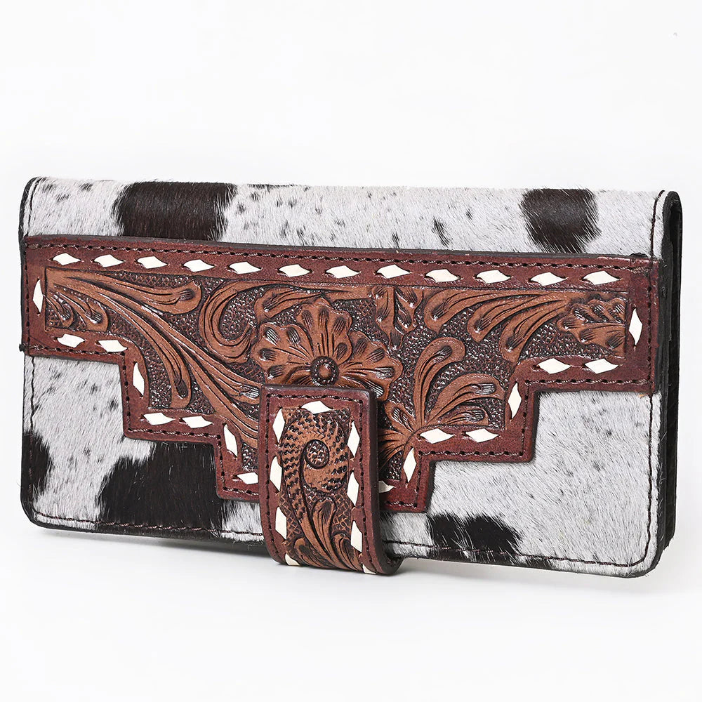 Coin Purse Genuine Leather women bag western Wallet
